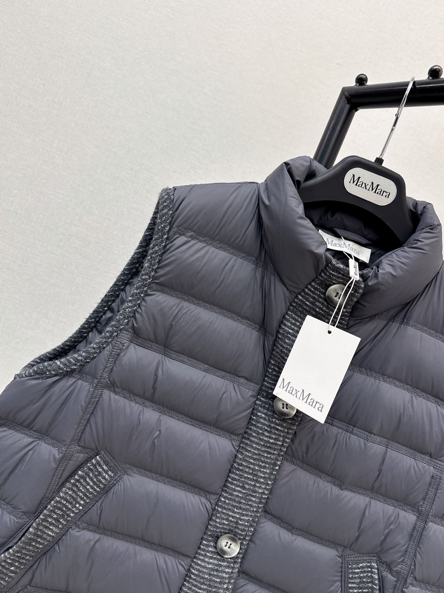 Max 26fw wool contract down vest