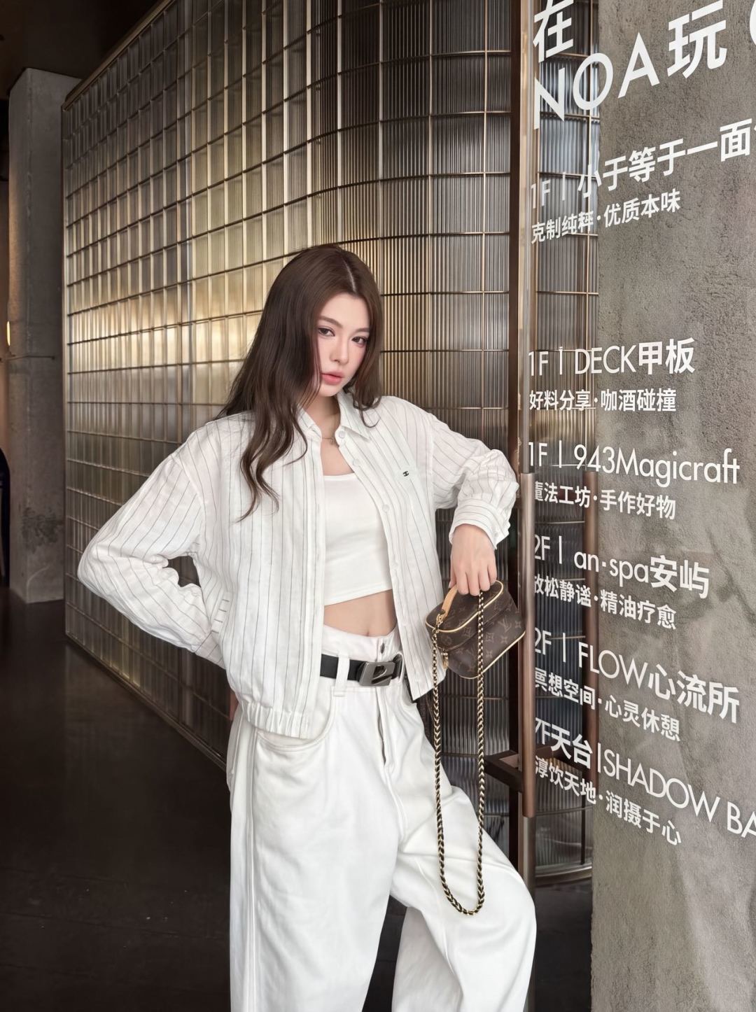 Chan 26fw stripe shirt jacket