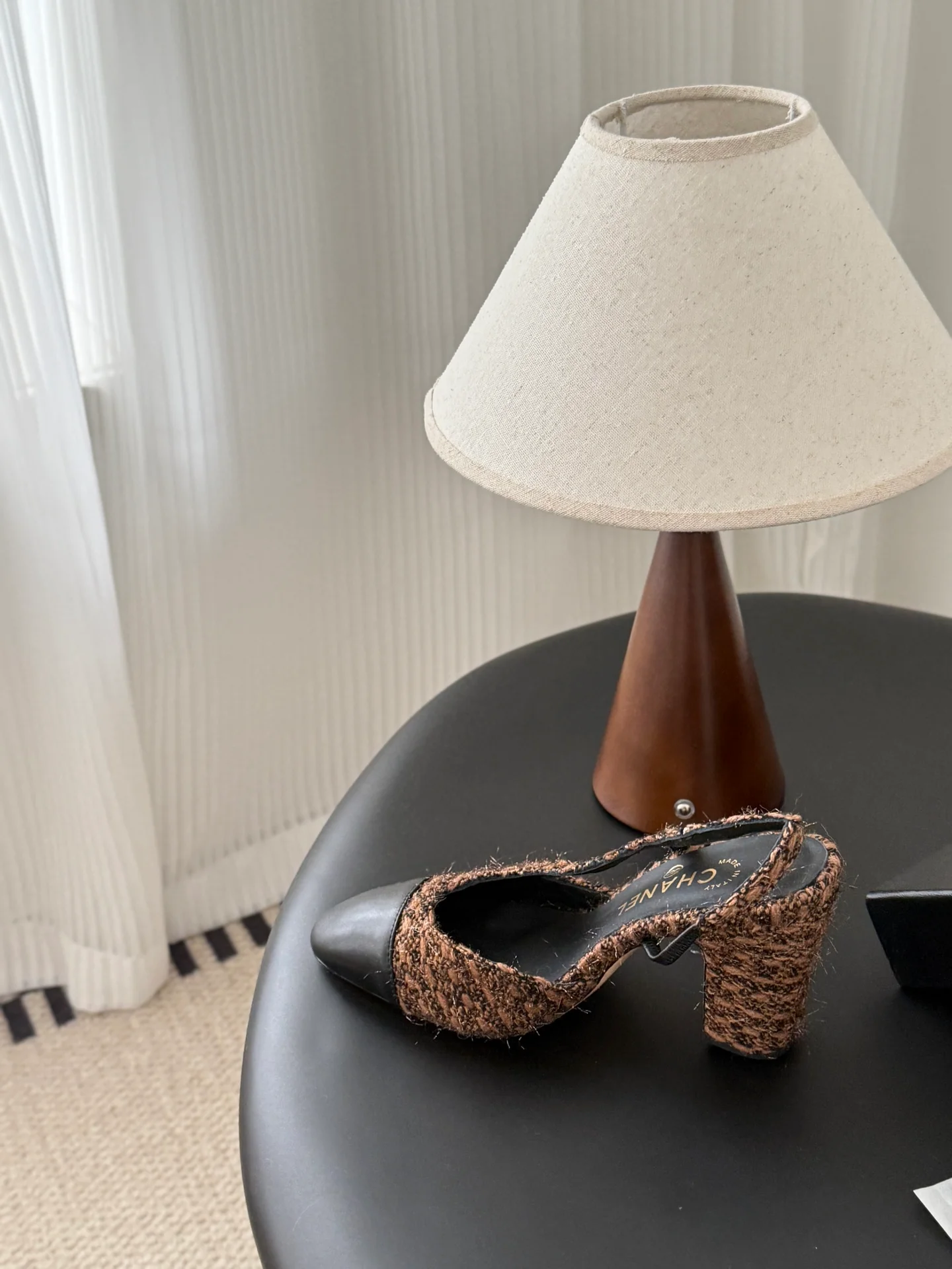 Chan 25fw slingback heels