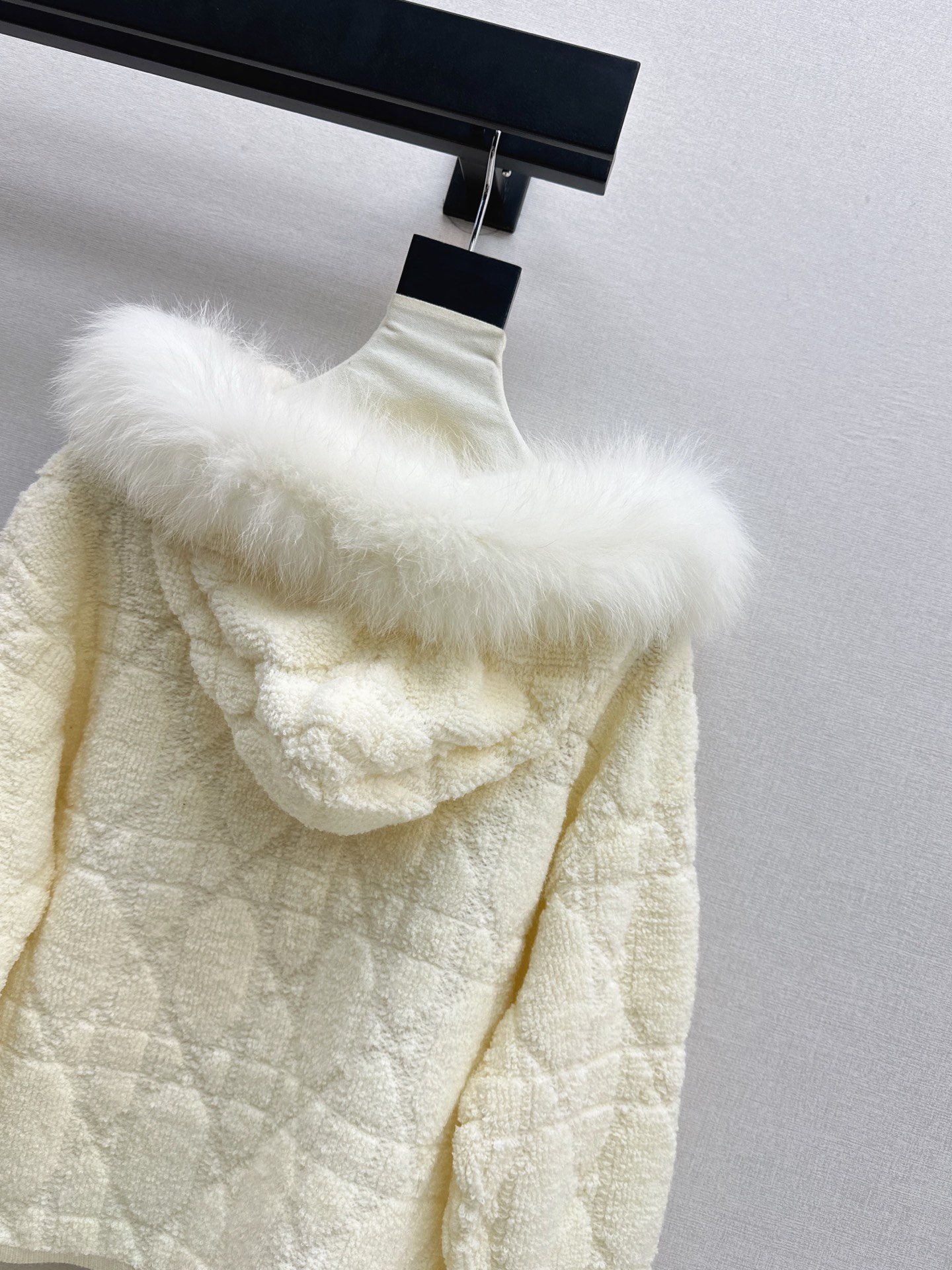 CD 26fw fur-trim hooded jacket