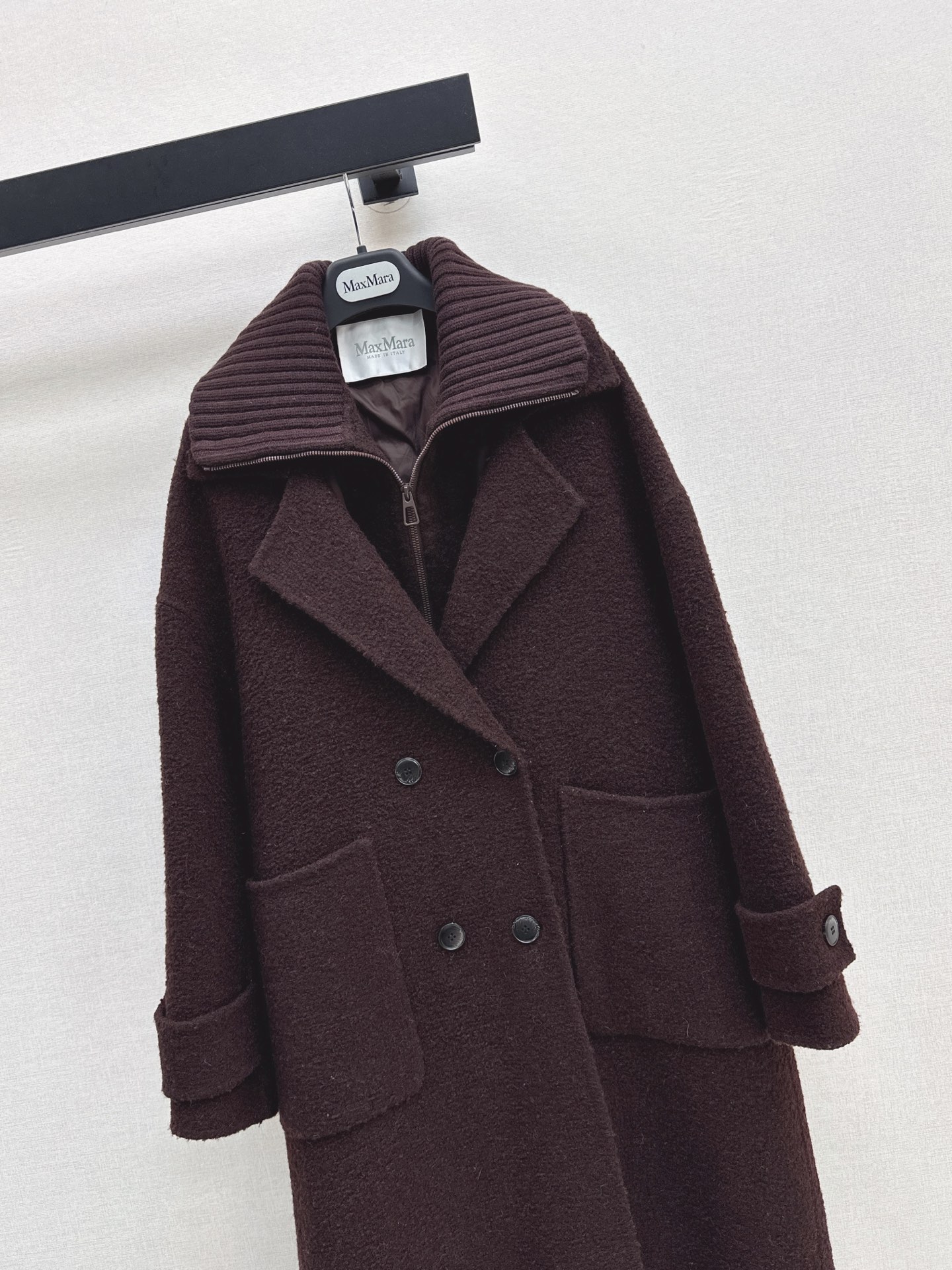 Max 26fw down vest double breasted overcoats set