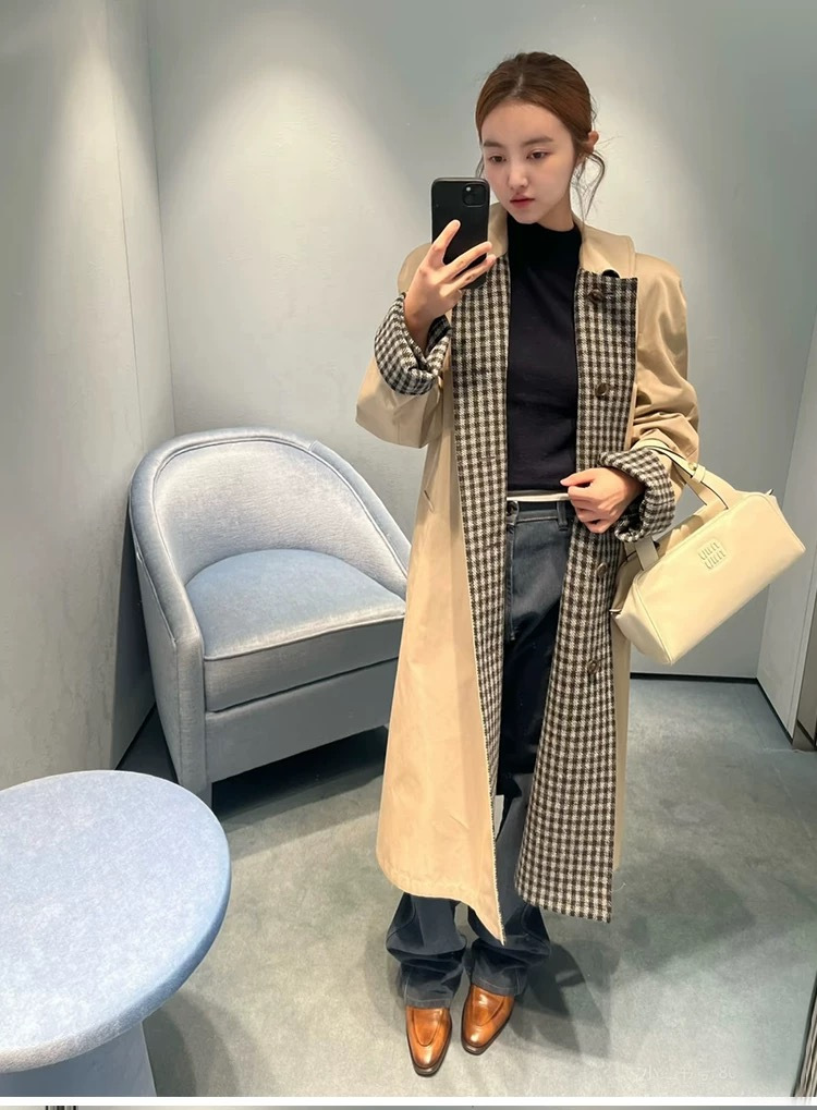 Miu 26fw reversible trench coats