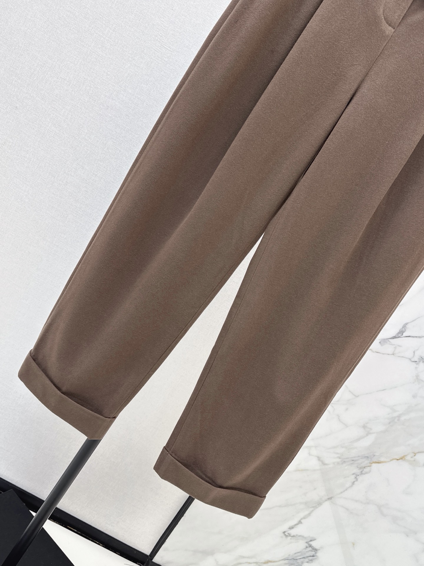 Chan 26fw wool wide-leg pants