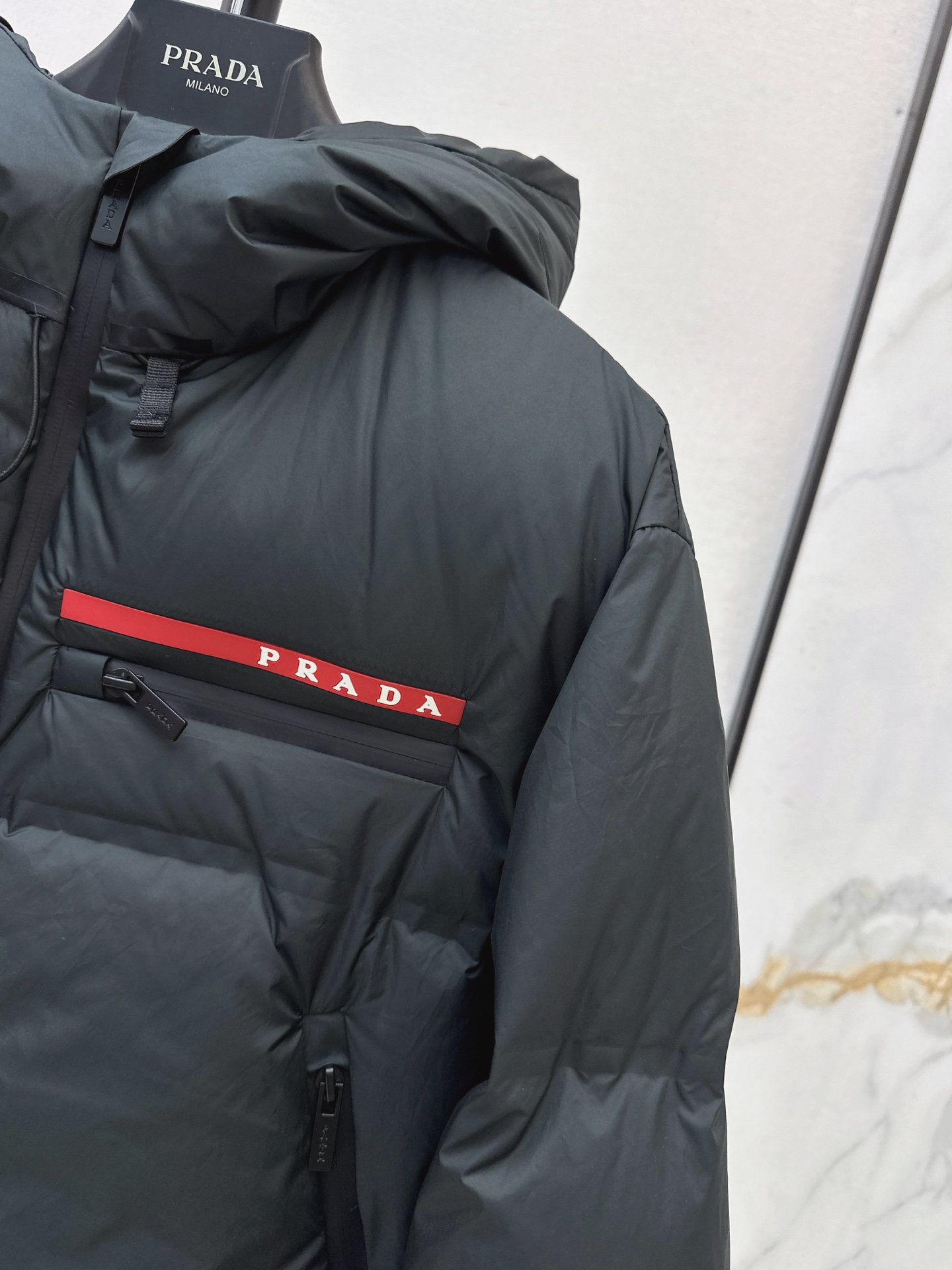 Pra 26fw hooded ski down jacket