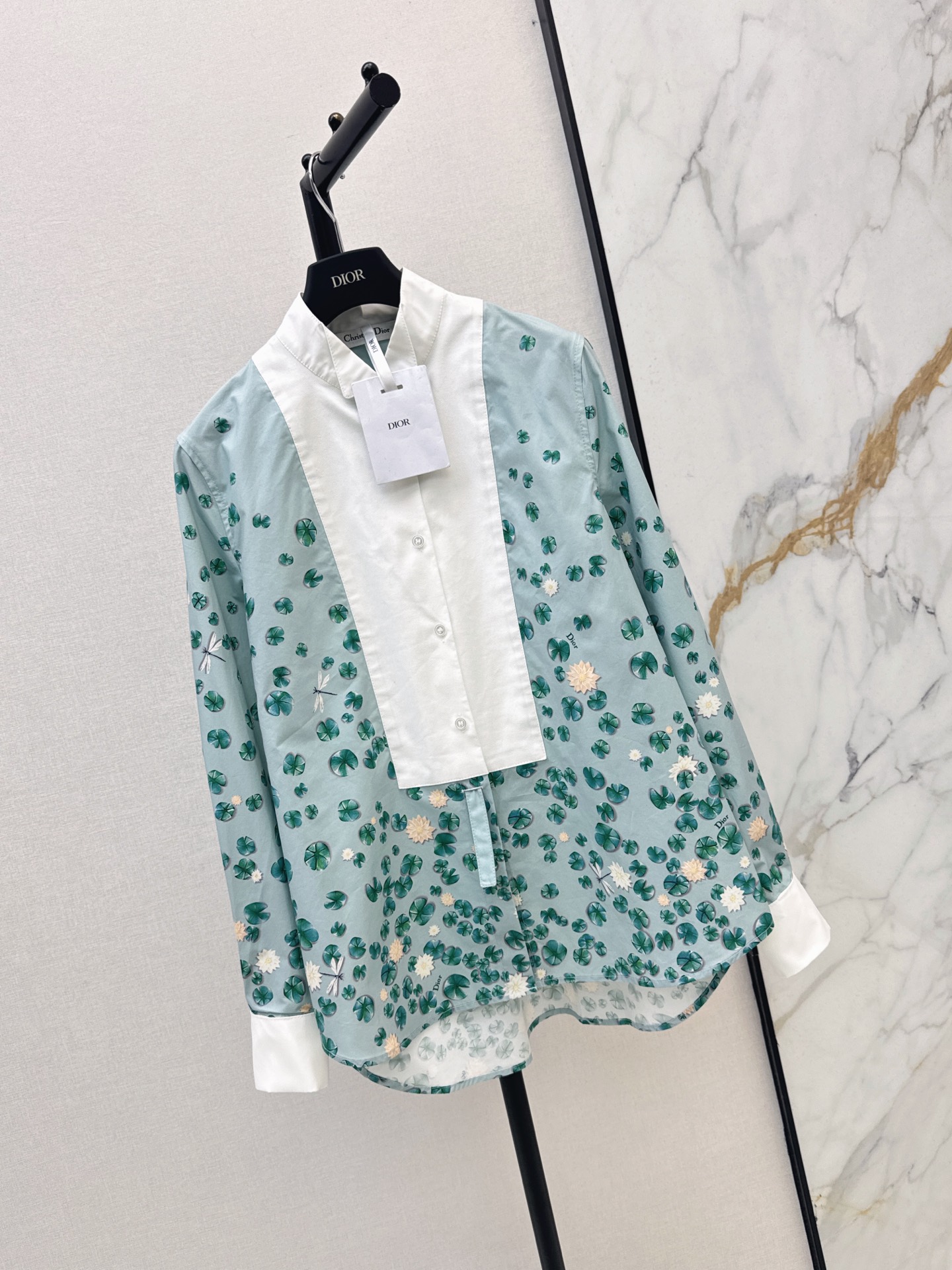 CD 26fw long print shirt