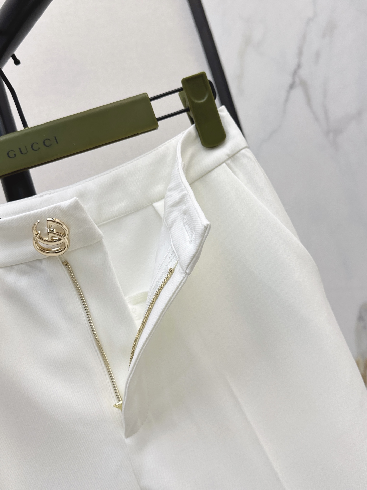 Guc 26fw straight-leg trousers