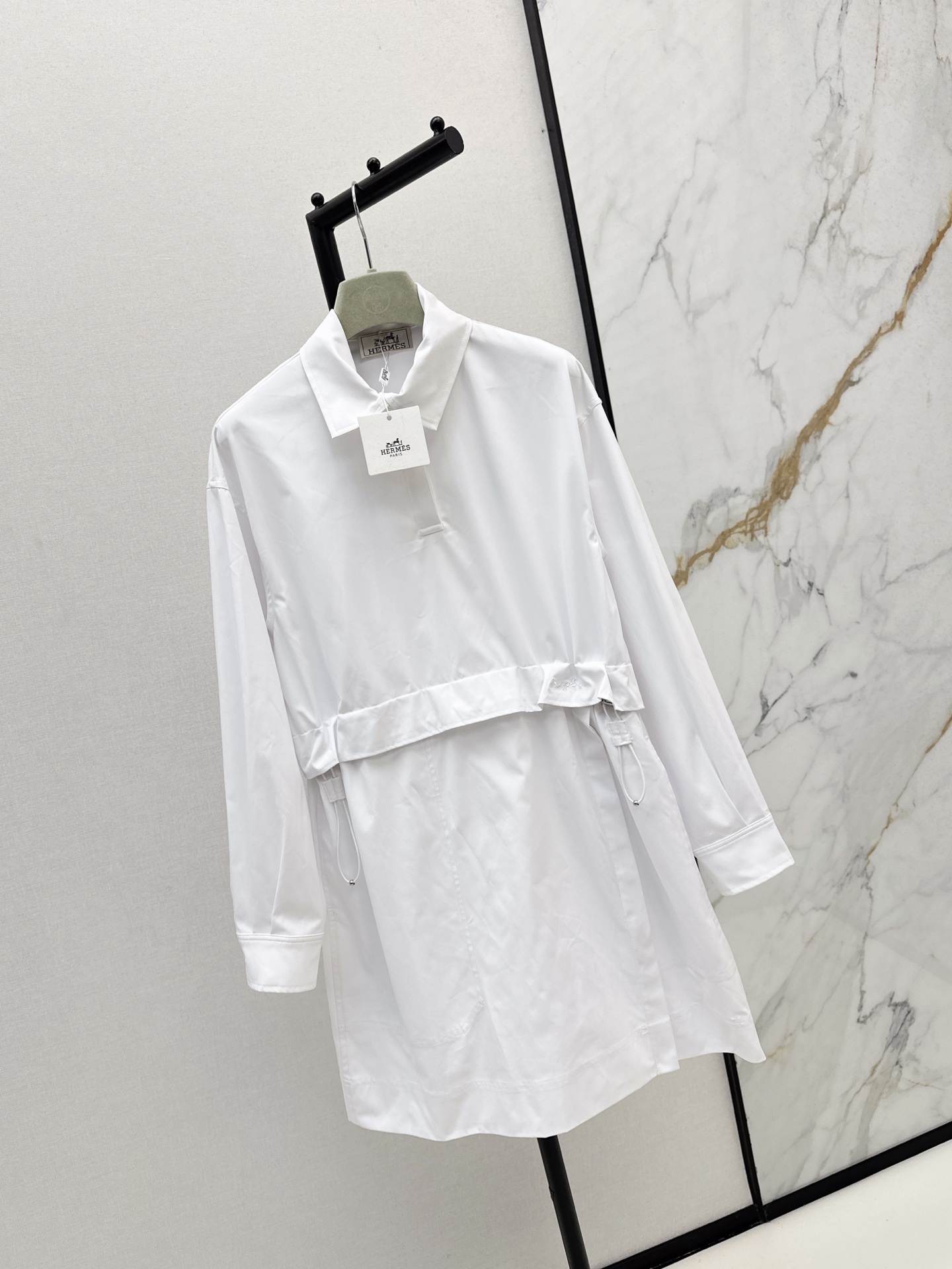 Her 26fw drawstring dress