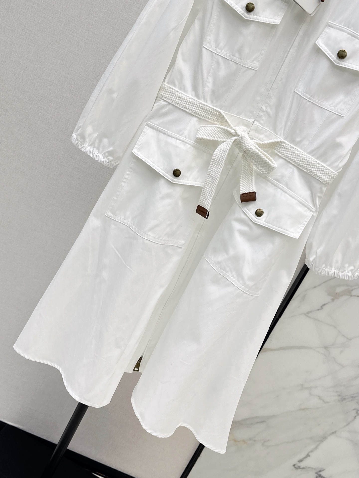 Monc 26fw drawstring dress