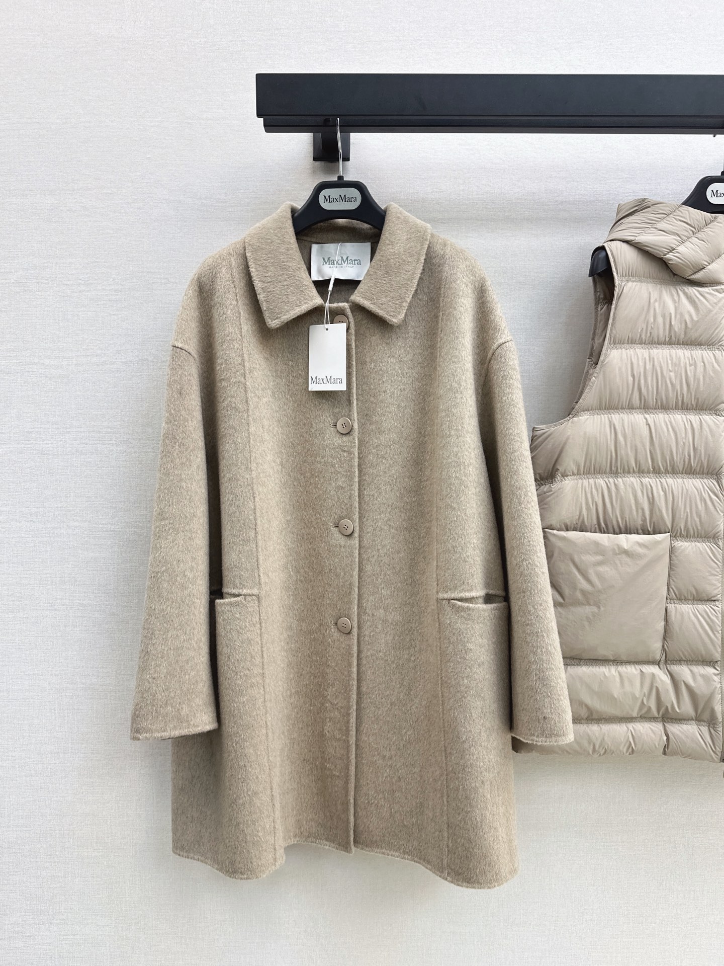 Max 26fw down vest woolen overcoats sets