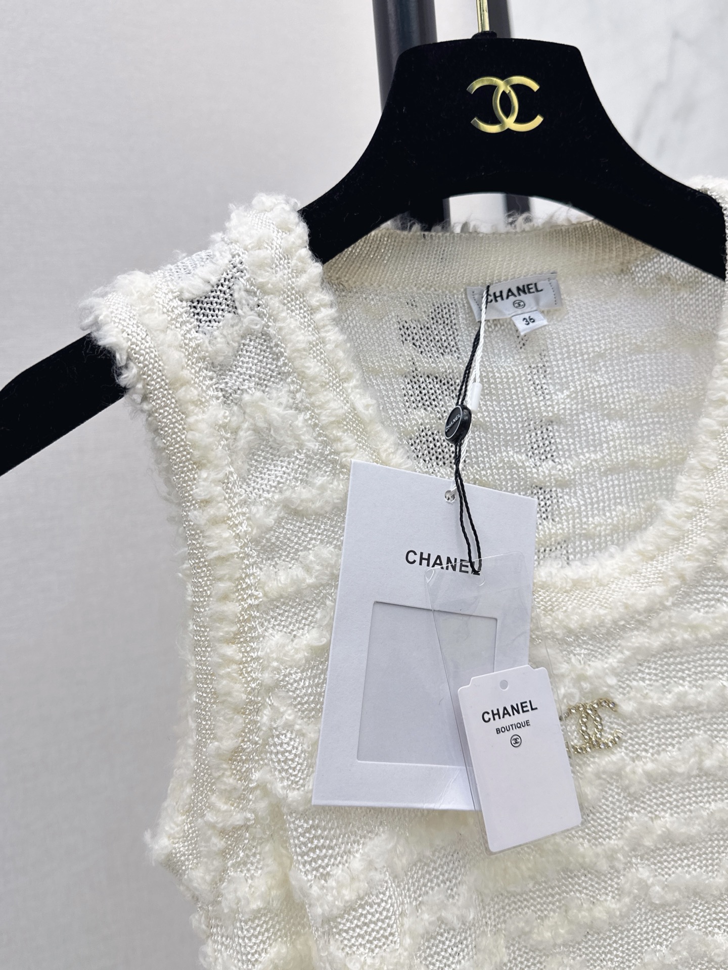 Chan 26fw knit vest