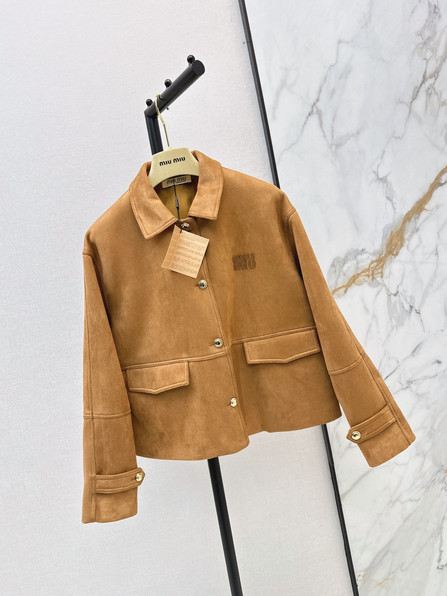 Miu 26fw collared jacket
