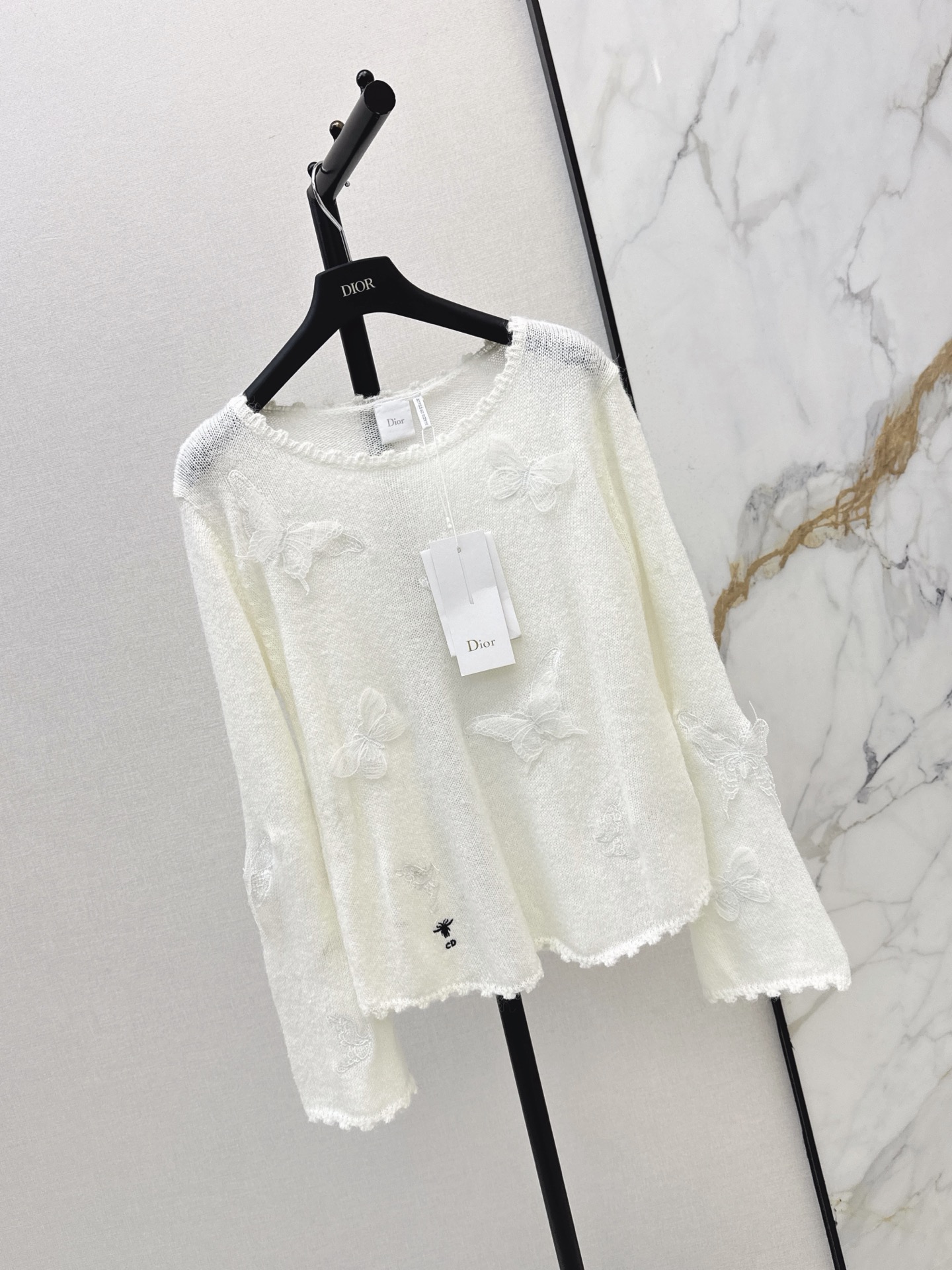 CD 26fw 3d bow knit sweater