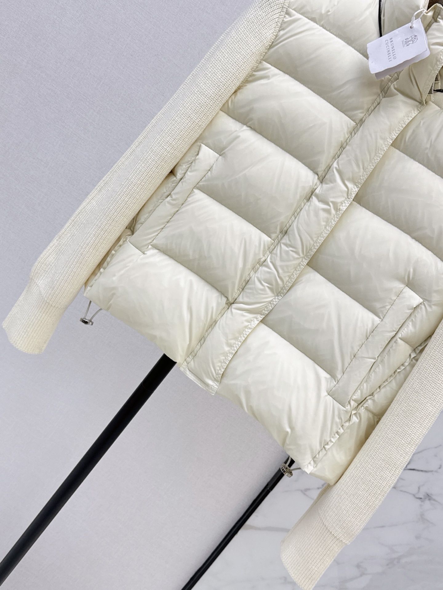 Brun 26fw cropped down jacket