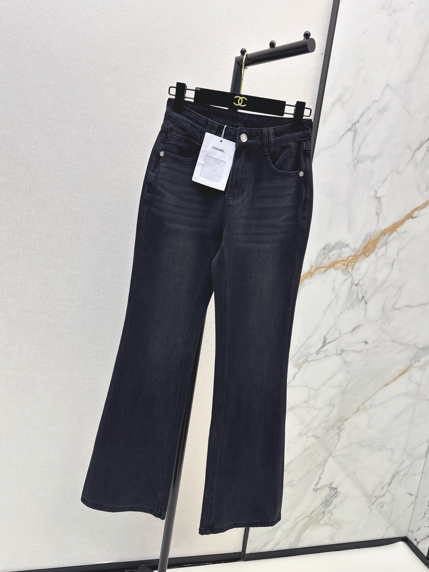 Chan 26fw slim-fit jeans