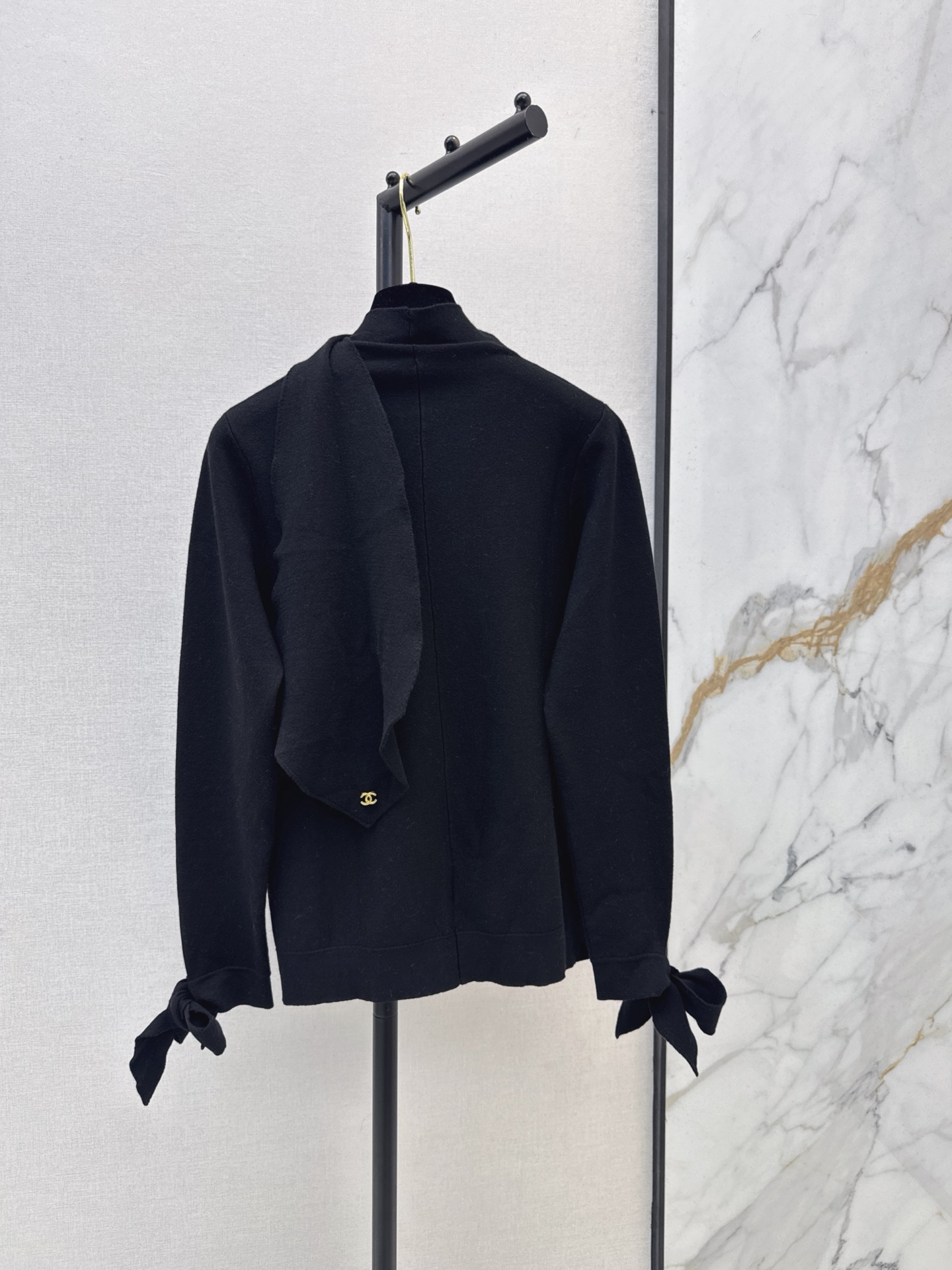 Chan 26fw bow knitwear