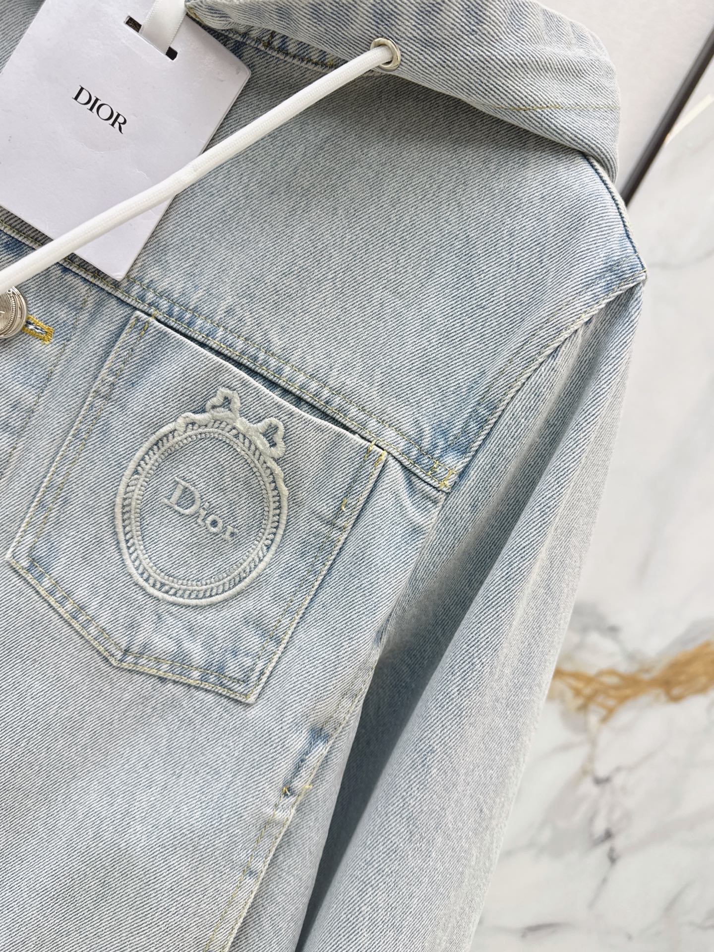 CD 26fw hooded denim jacket