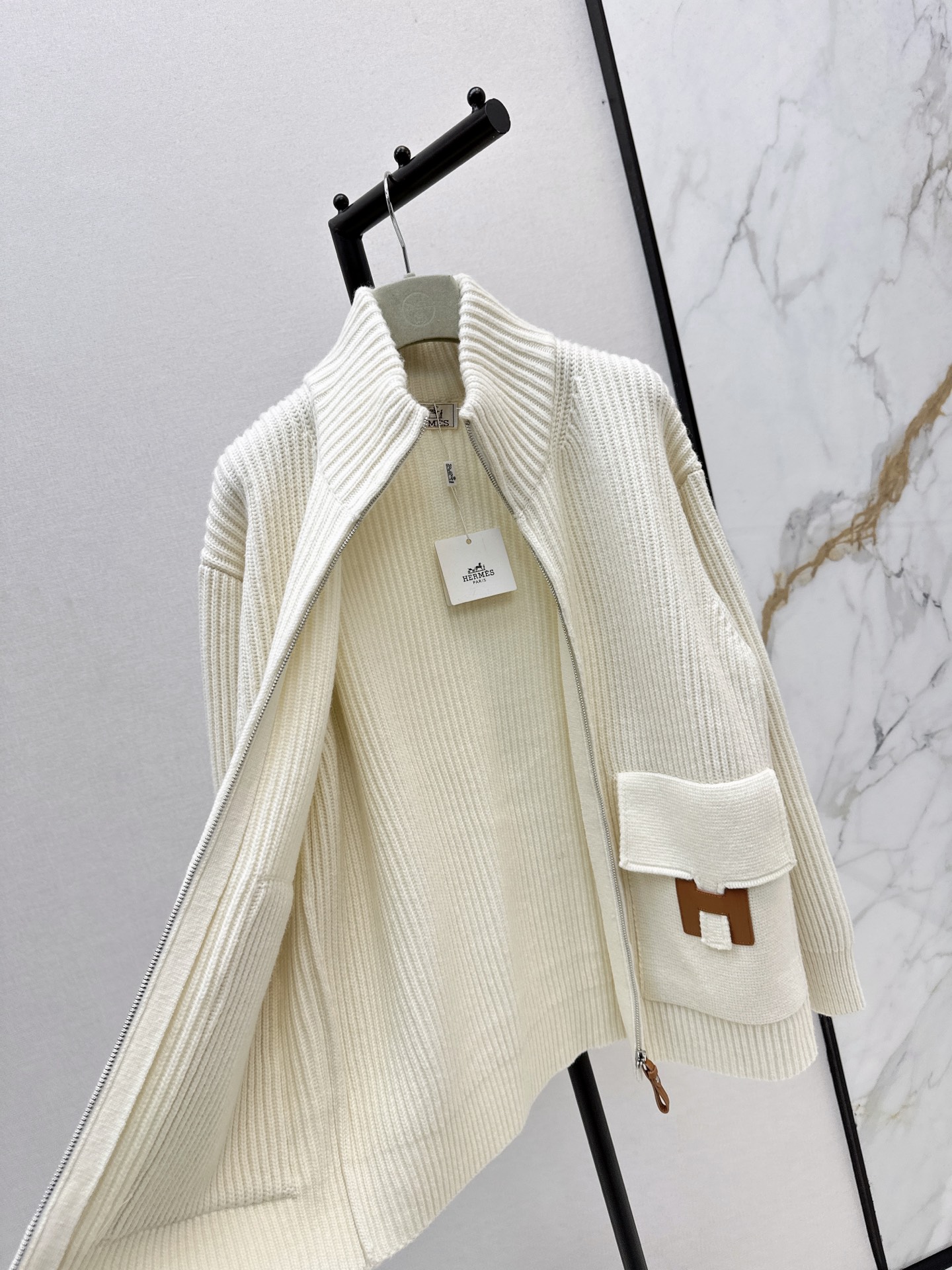 Her 26fw wool knit jacket