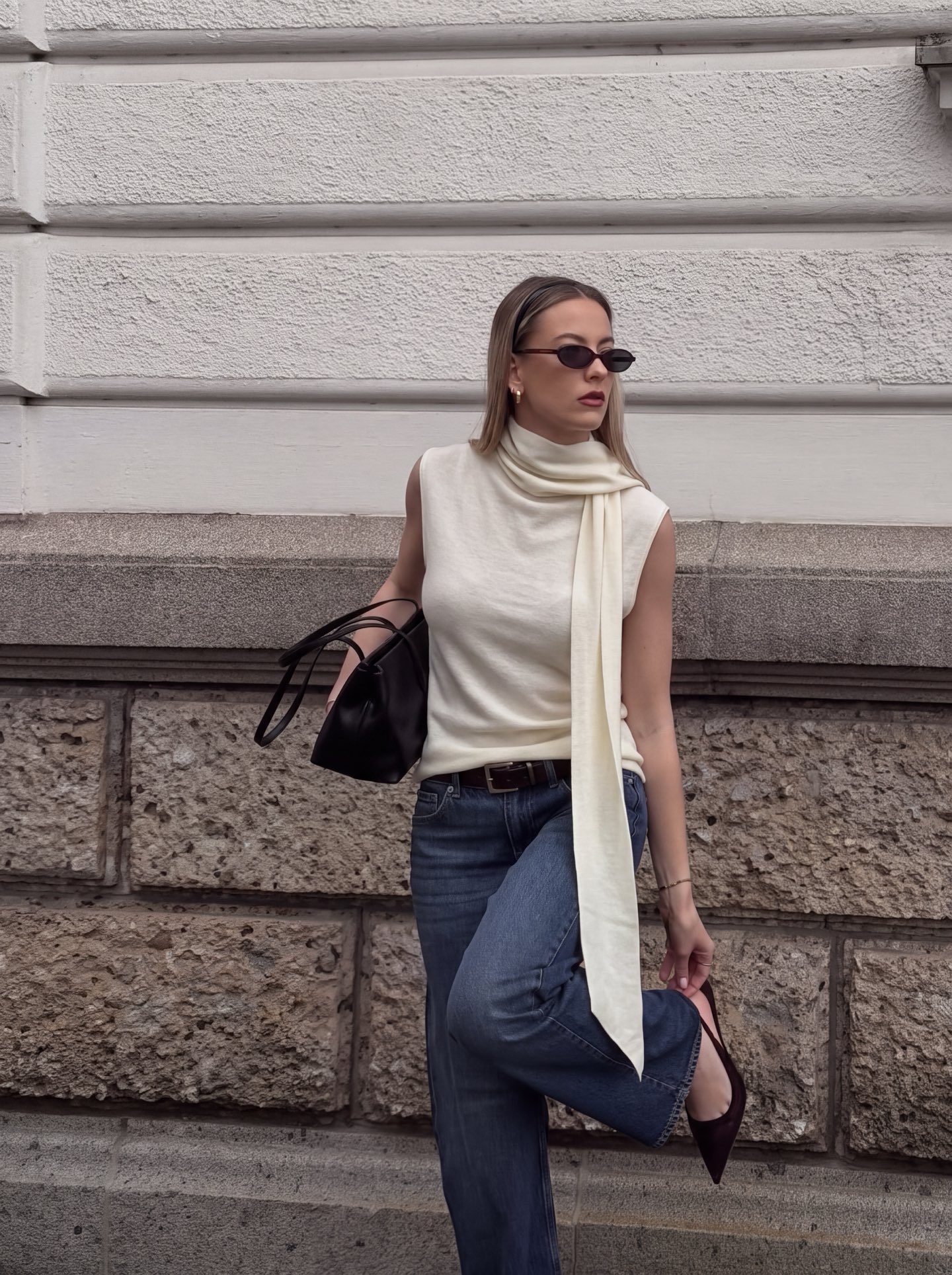 Row 26fw sleeveless knit vest