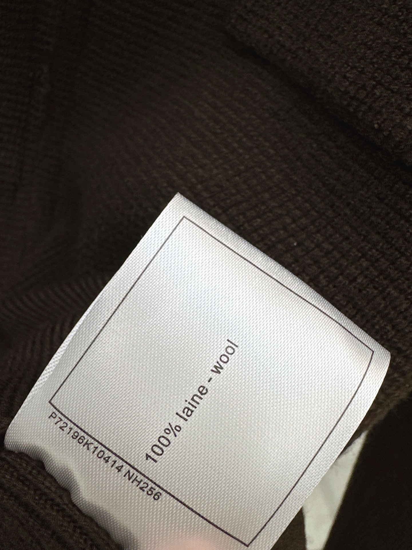 Chan 26fw zip-up knit cardigan
