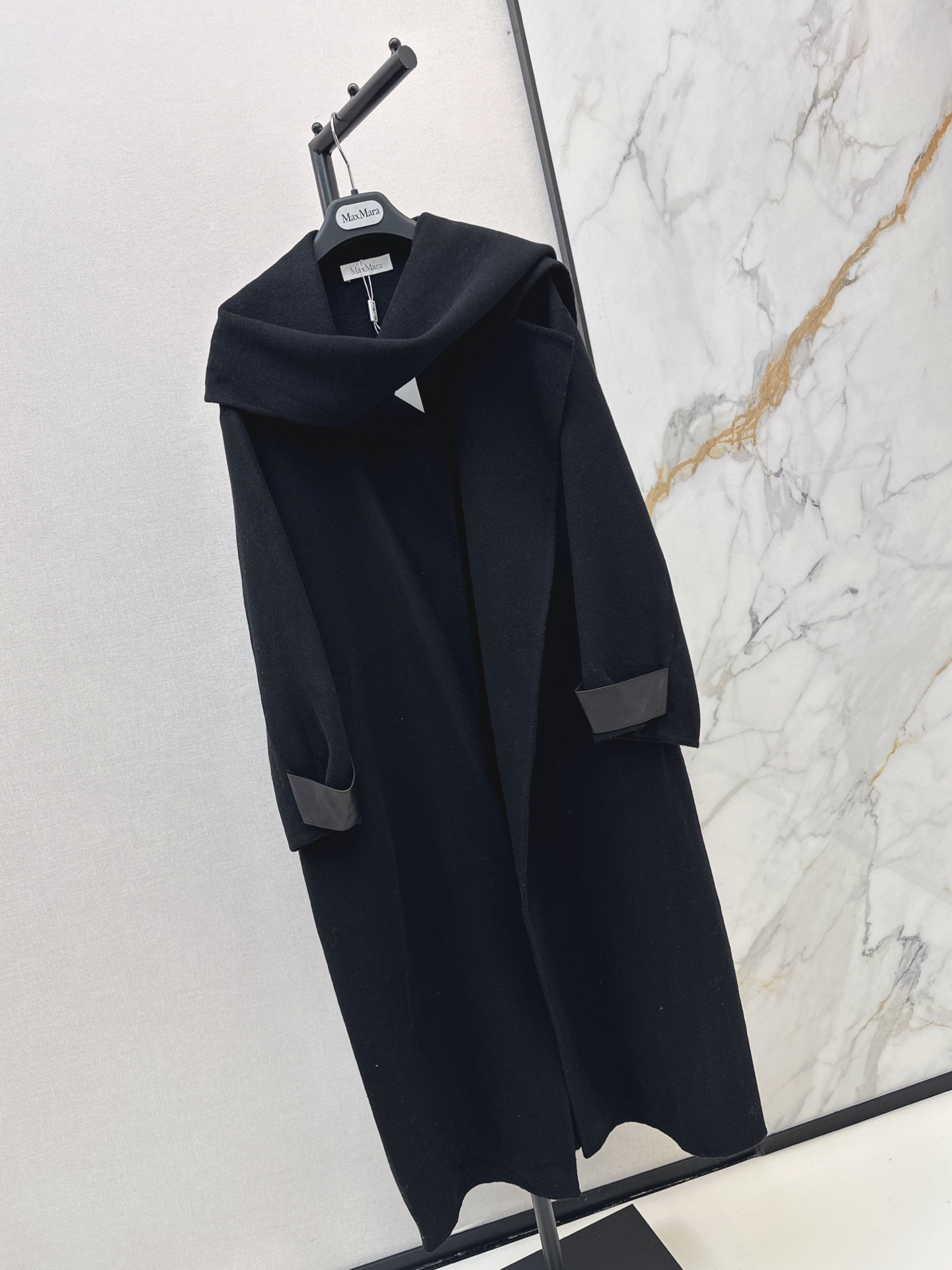Loui 26fw woolen scarf overcoats