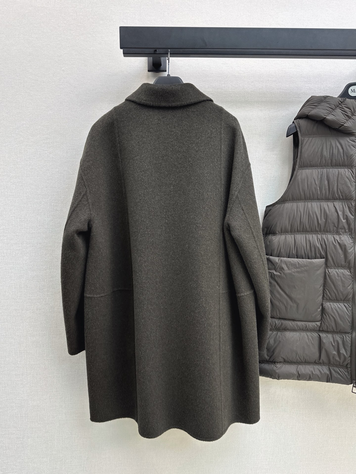 Max 26fw down vest woolen overcoats sets