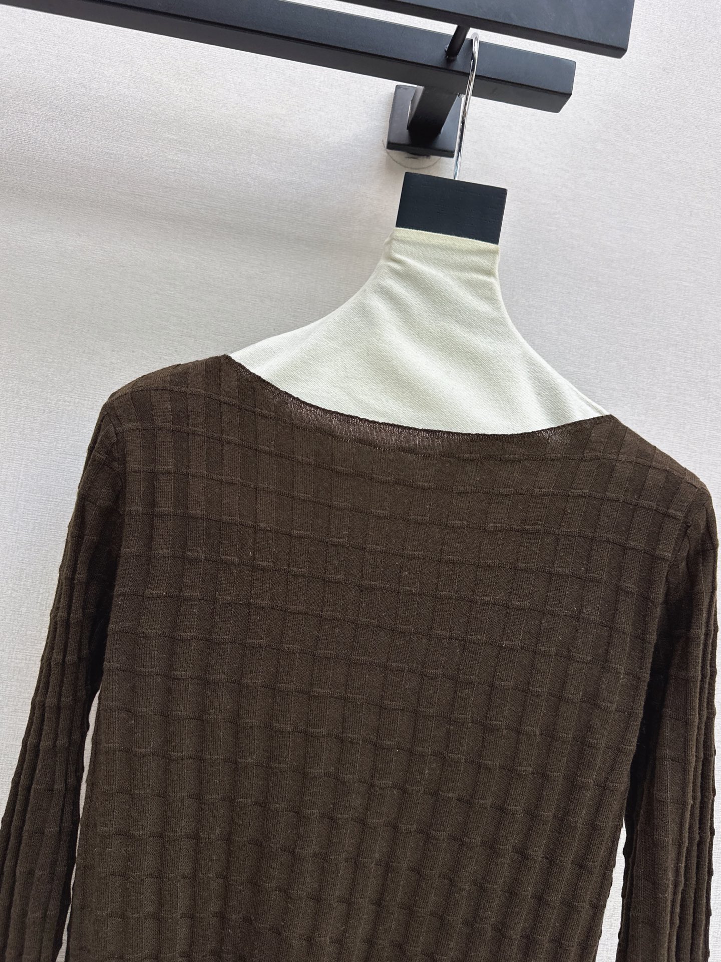 Brun 26fw slim-fit knitwear