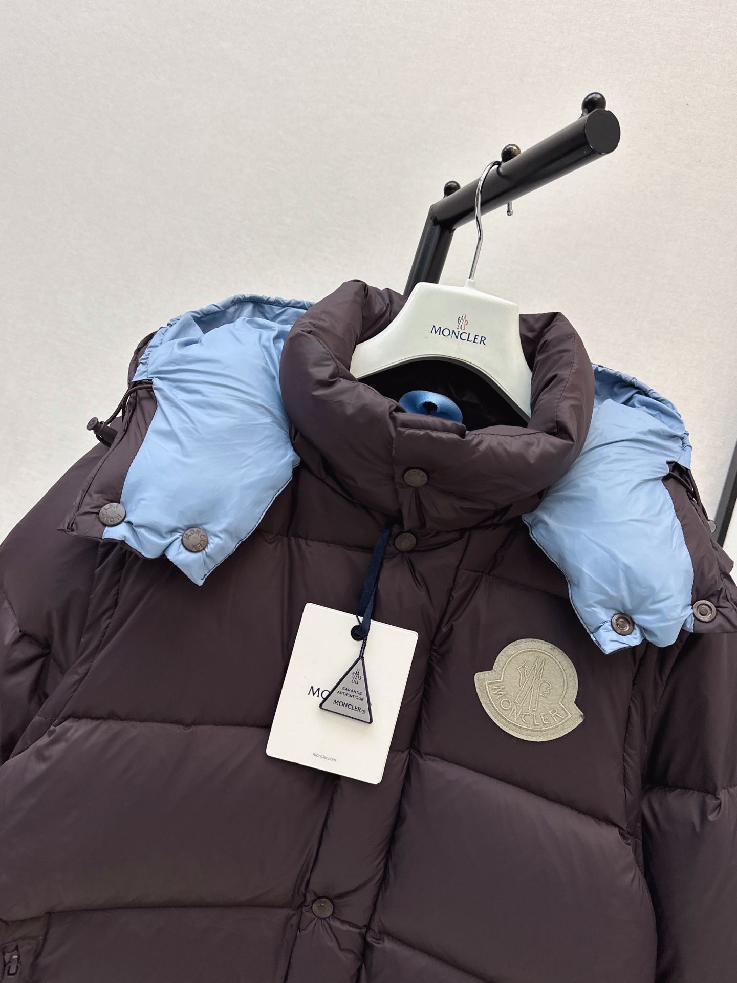 Monc 26fw detachable hooded down jacket