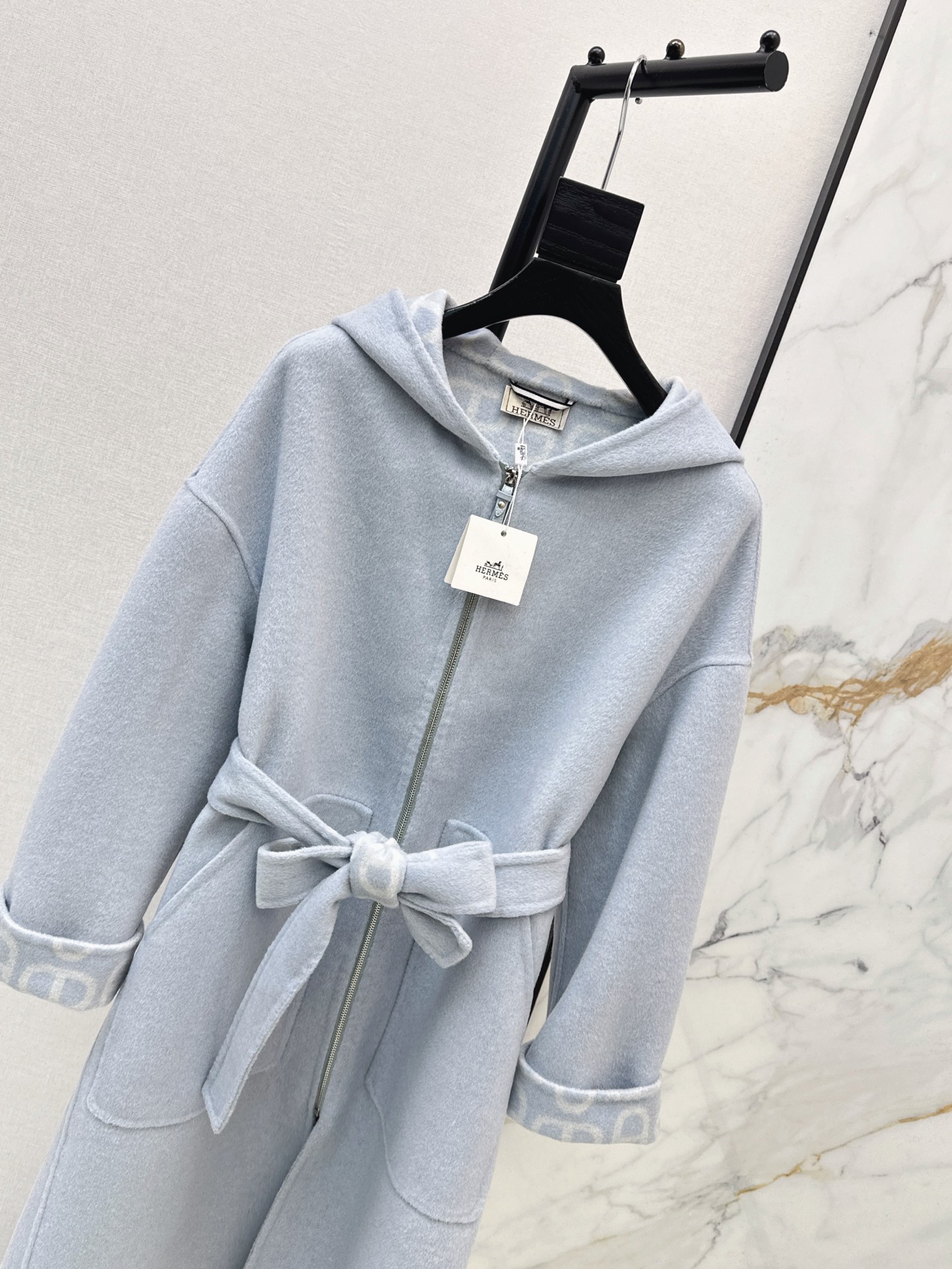 Her 26fw cashmere hooded overcoats