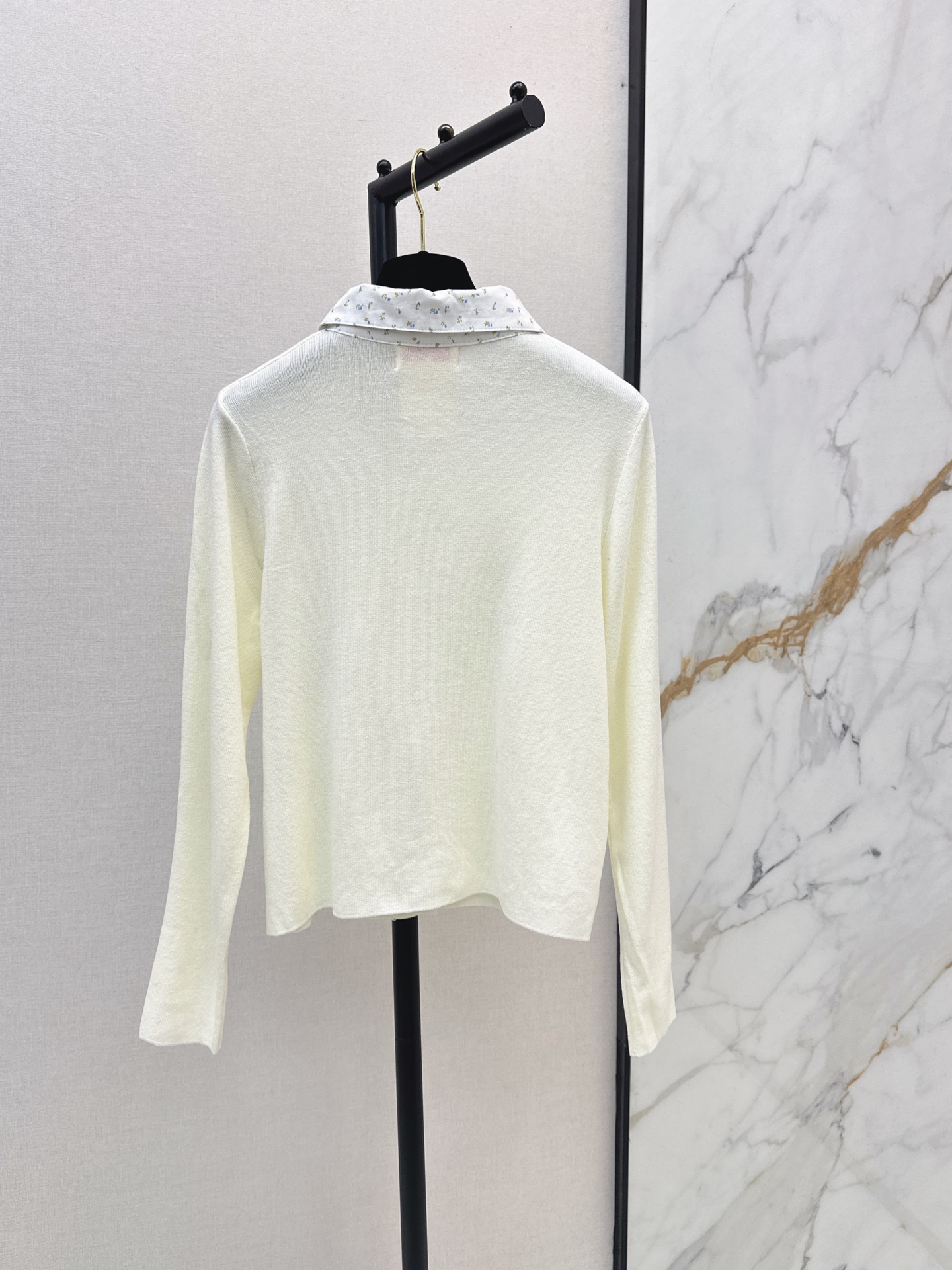 Chan 26fw 2in1 knit cardigan