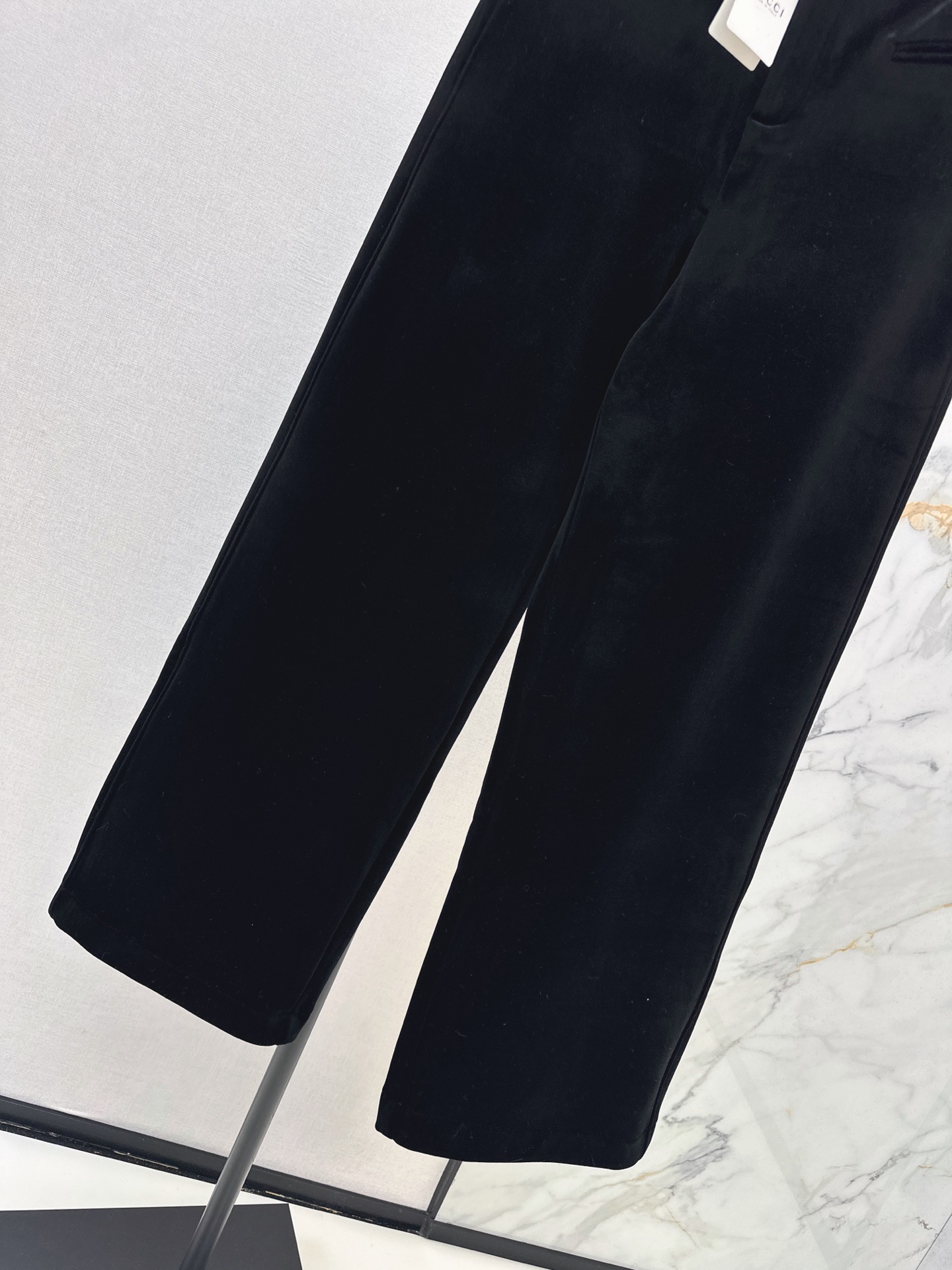 Guc 26fw velvet wide leg pants