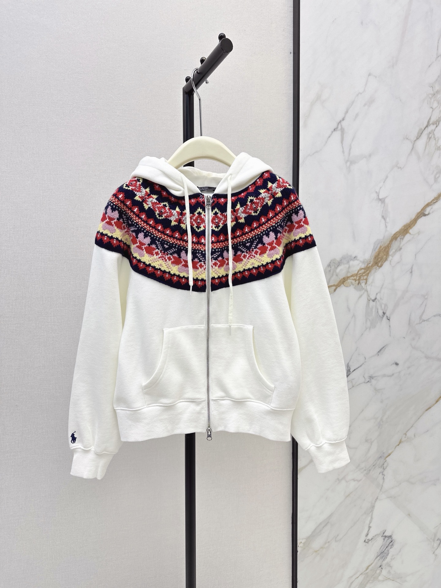 Ralp 26fw hooded jacquard jacket