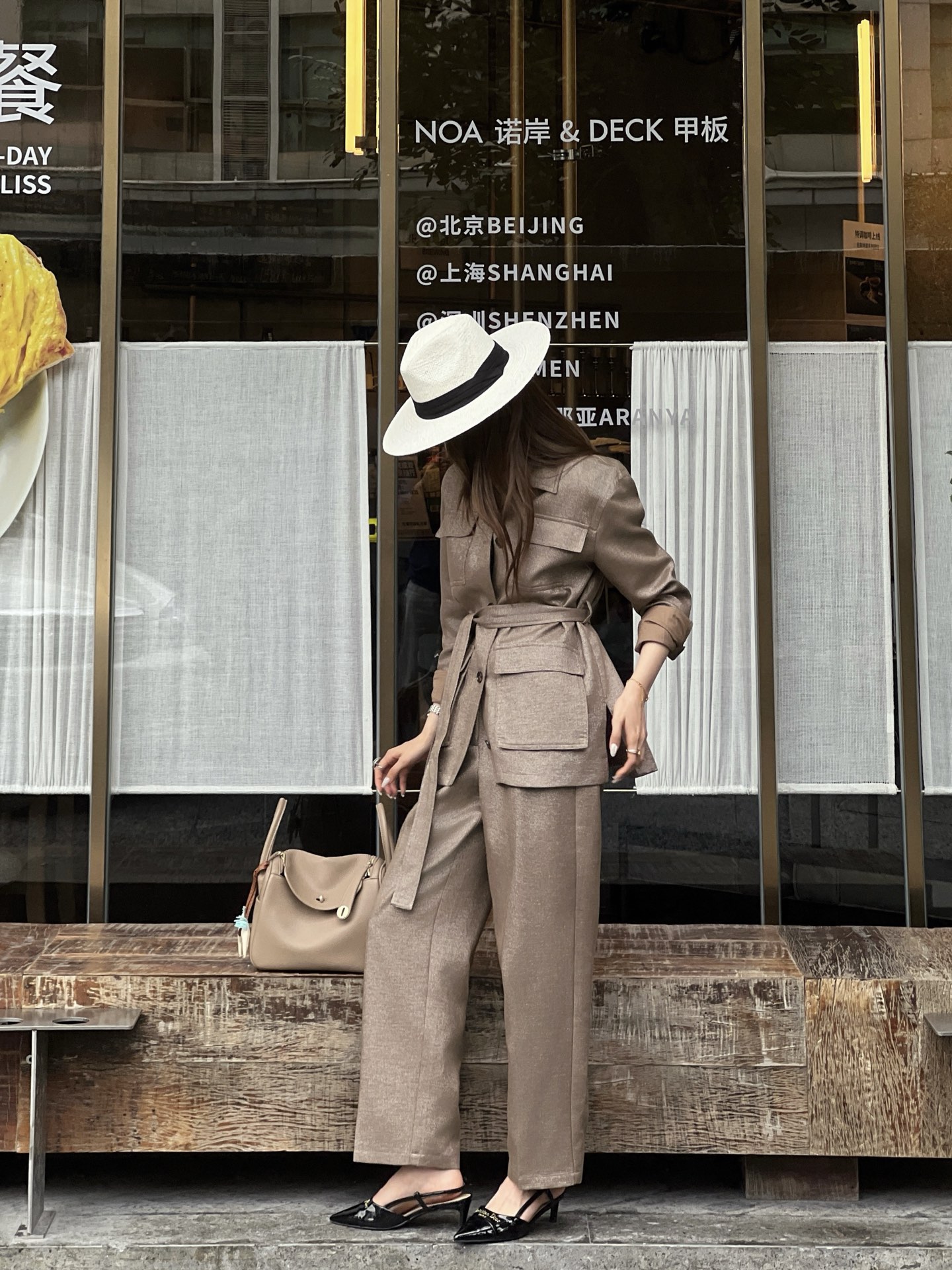 Brun 26fw belted jacket