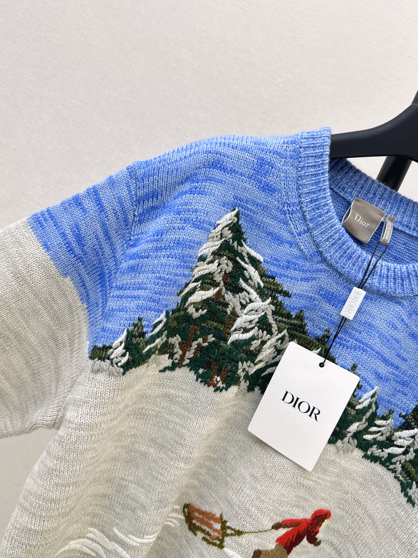 CD 26fw jacquard knit sweater