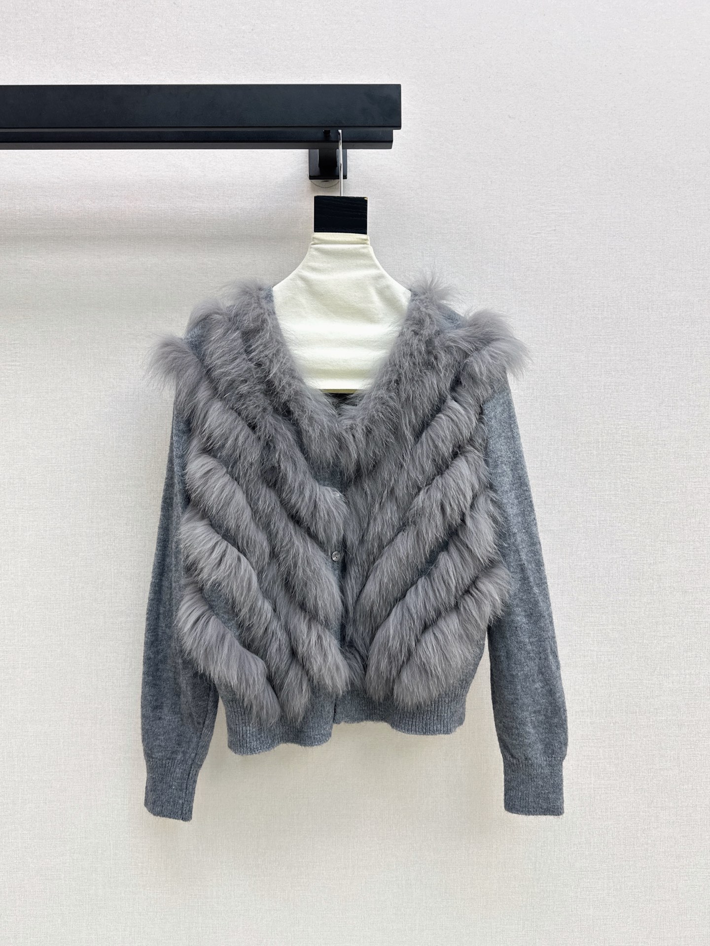 Fen 26fw wool knit jacket