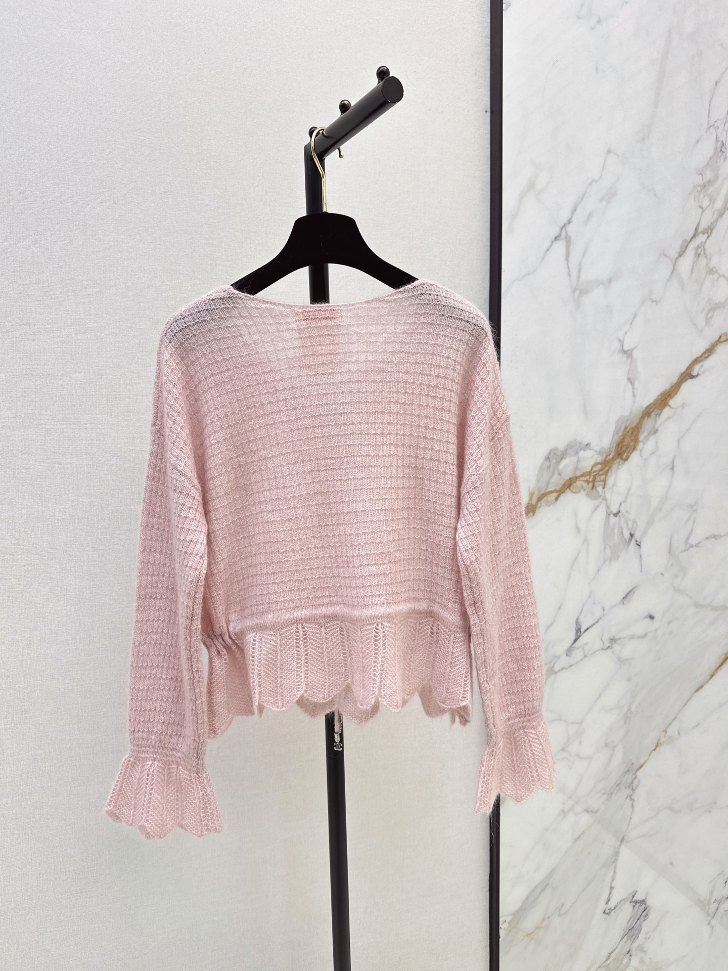 Chan 26fw drawstring knitwear