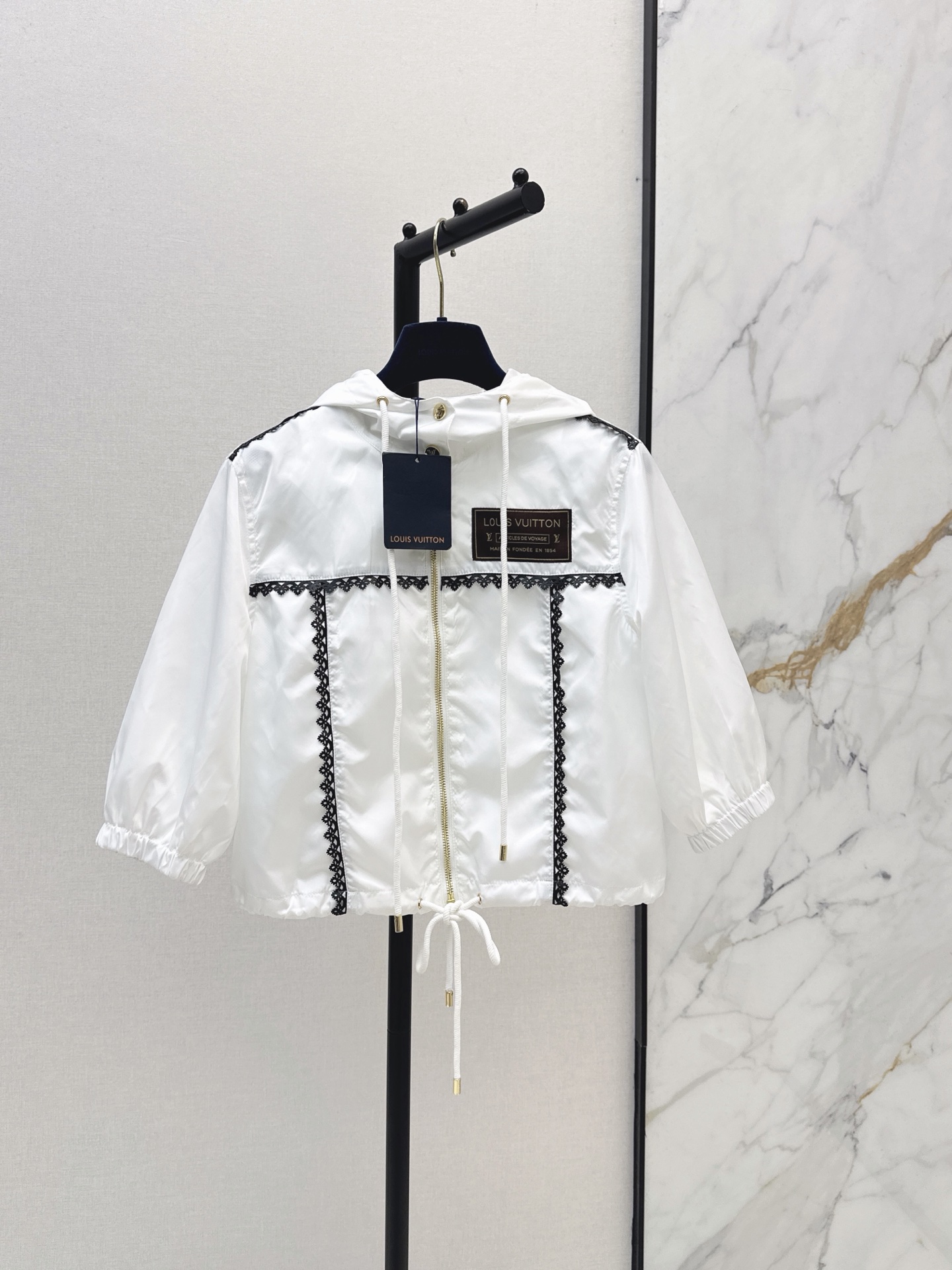 Loui 26ss lace trim jacket