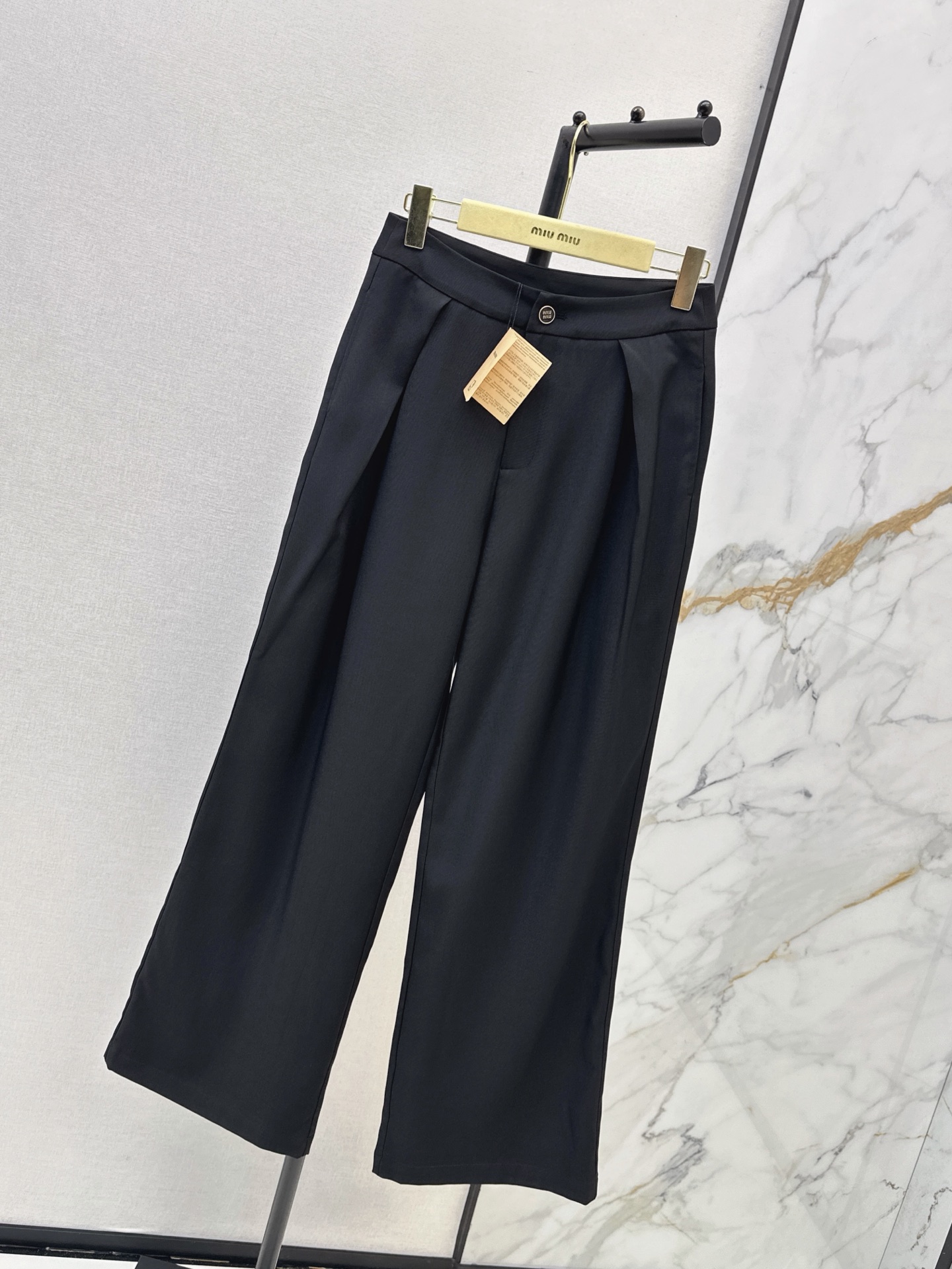 Miu 26fw wied-leg pants