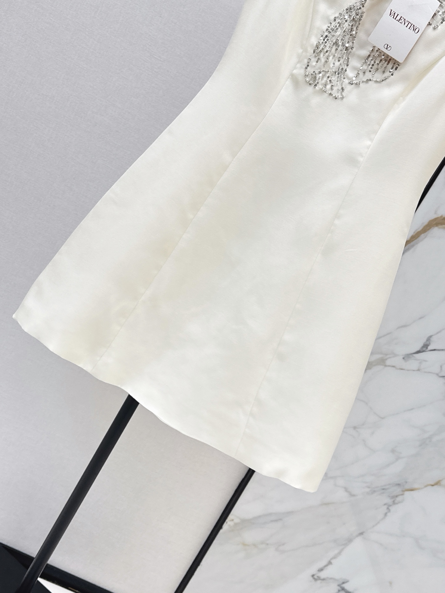 Valen 26ss bow beading dress