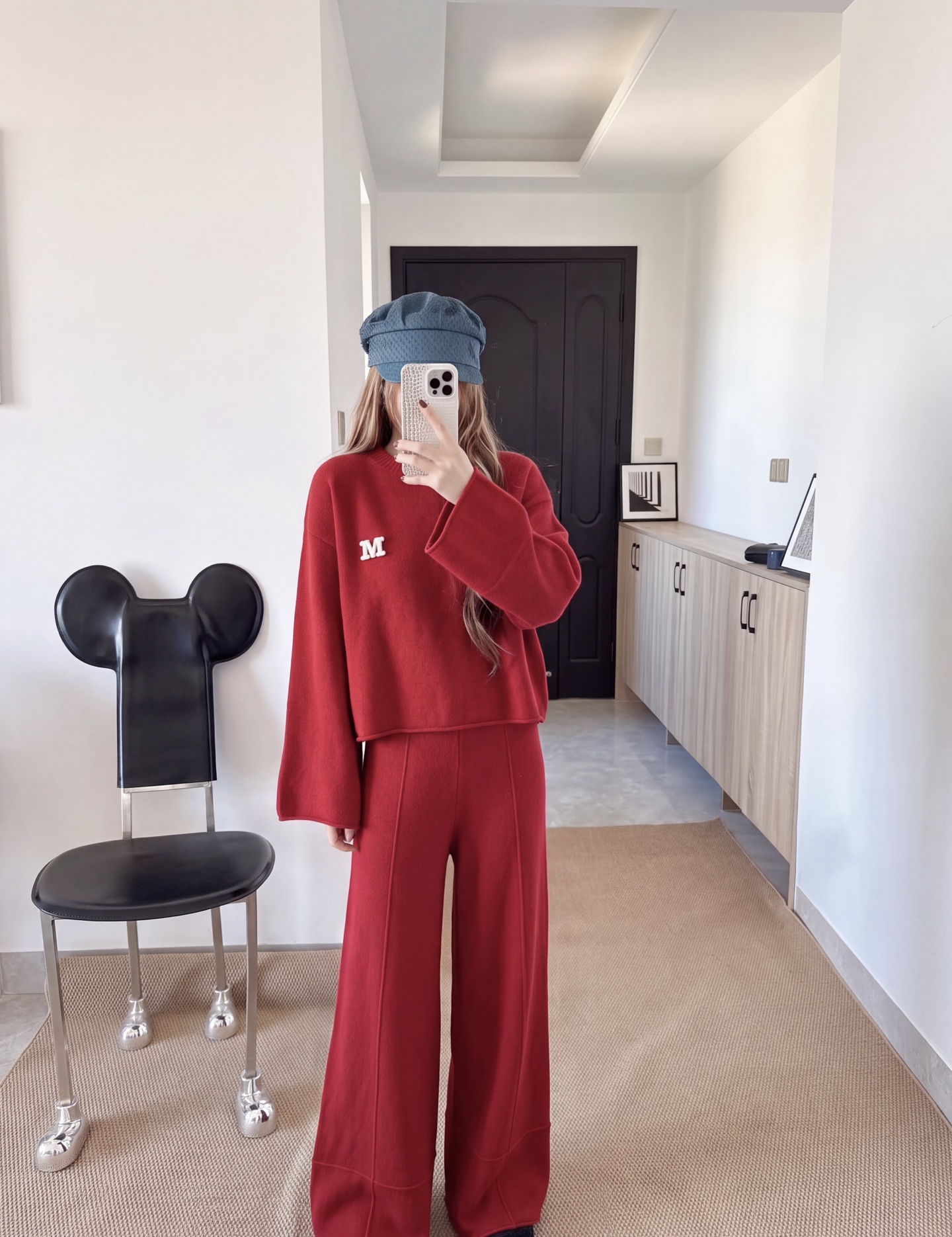 Max 26fw wool sweater pants sents
