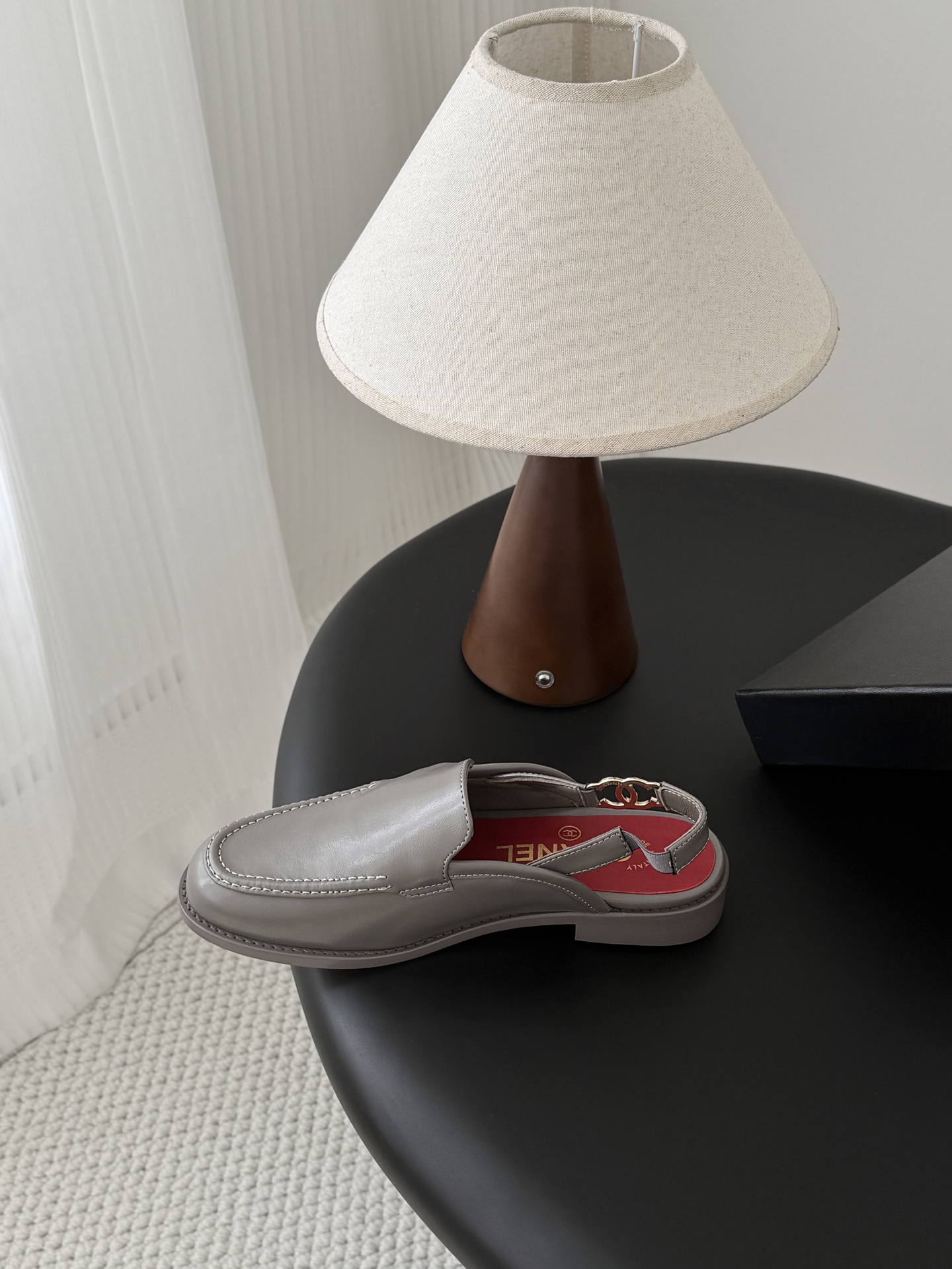 Chan 26ss slingback loafers