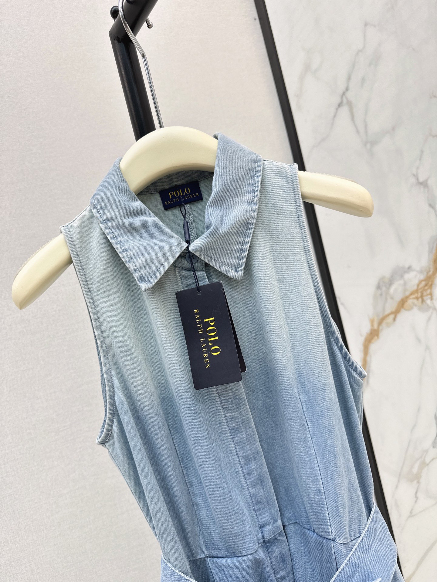 Ralp 26fw sleeveless denim dress