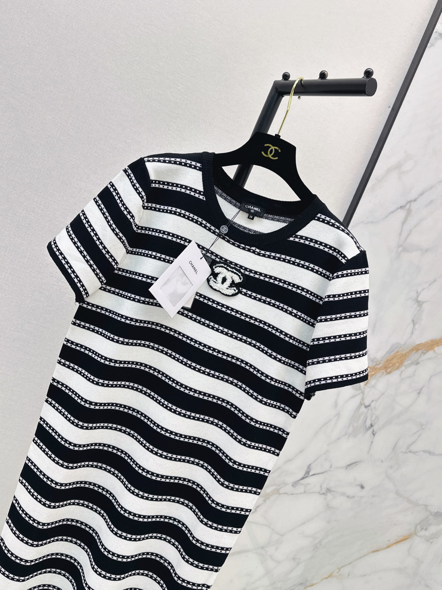 Chan 26ss stripe dress