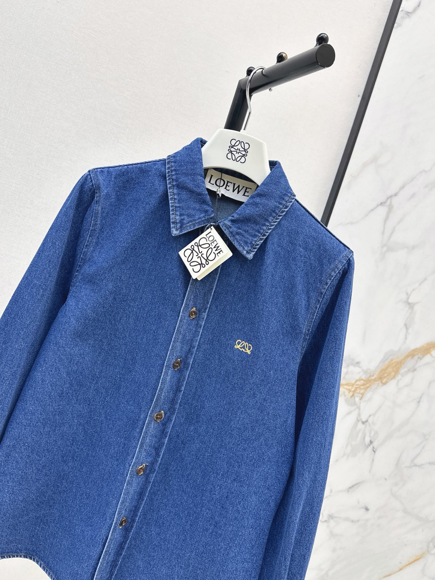 Loe 26fw denim shirt