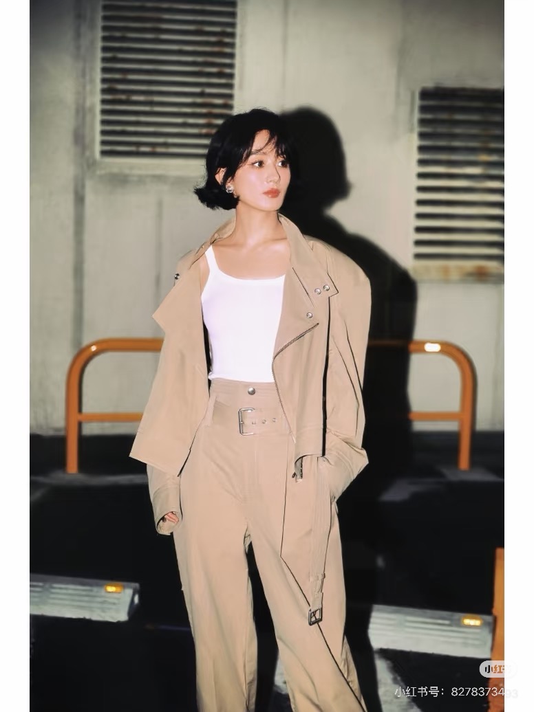 Bott 26fw cropped trench jacket