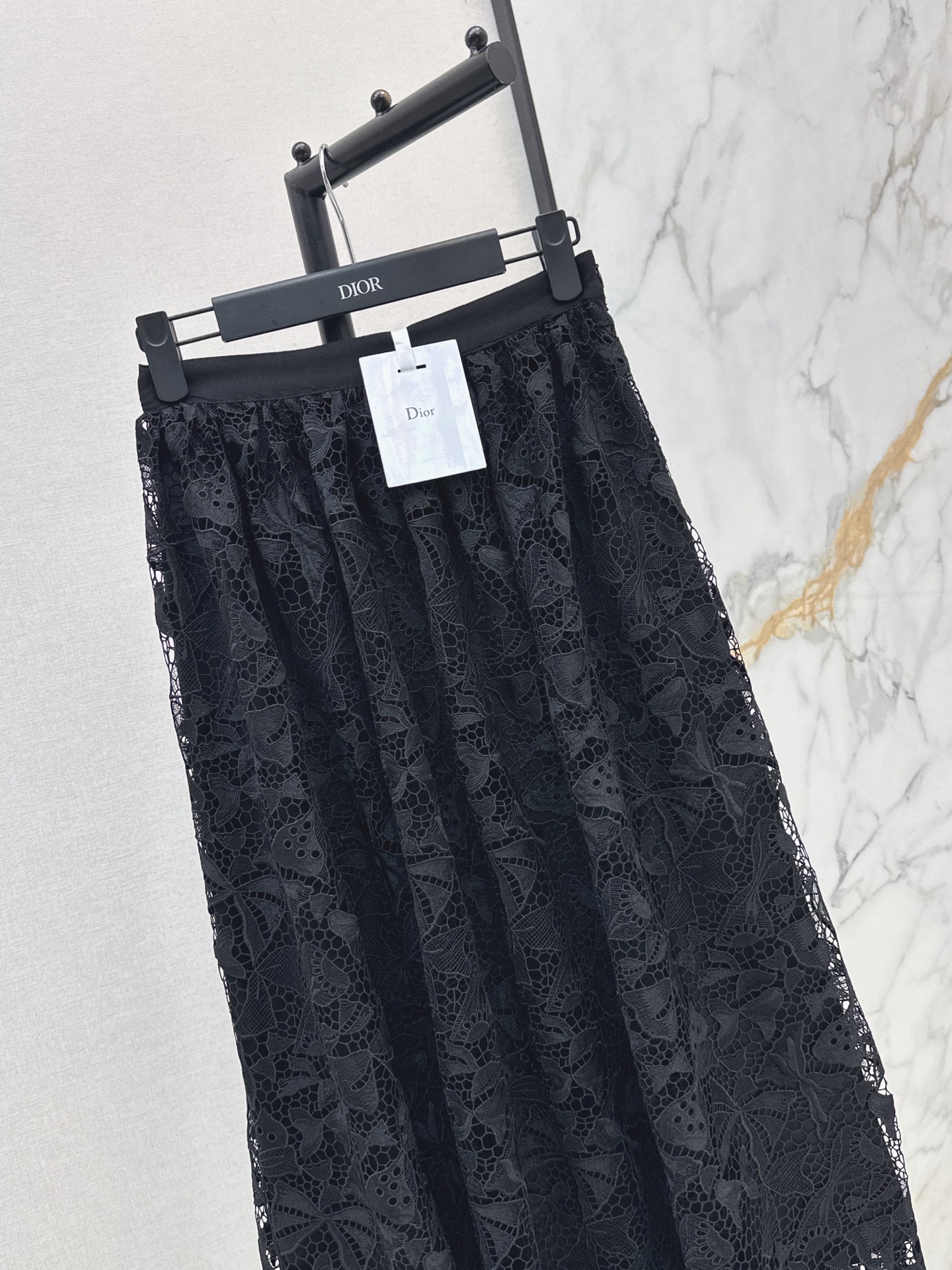 CD 26ss hollow bow embroidery skirt