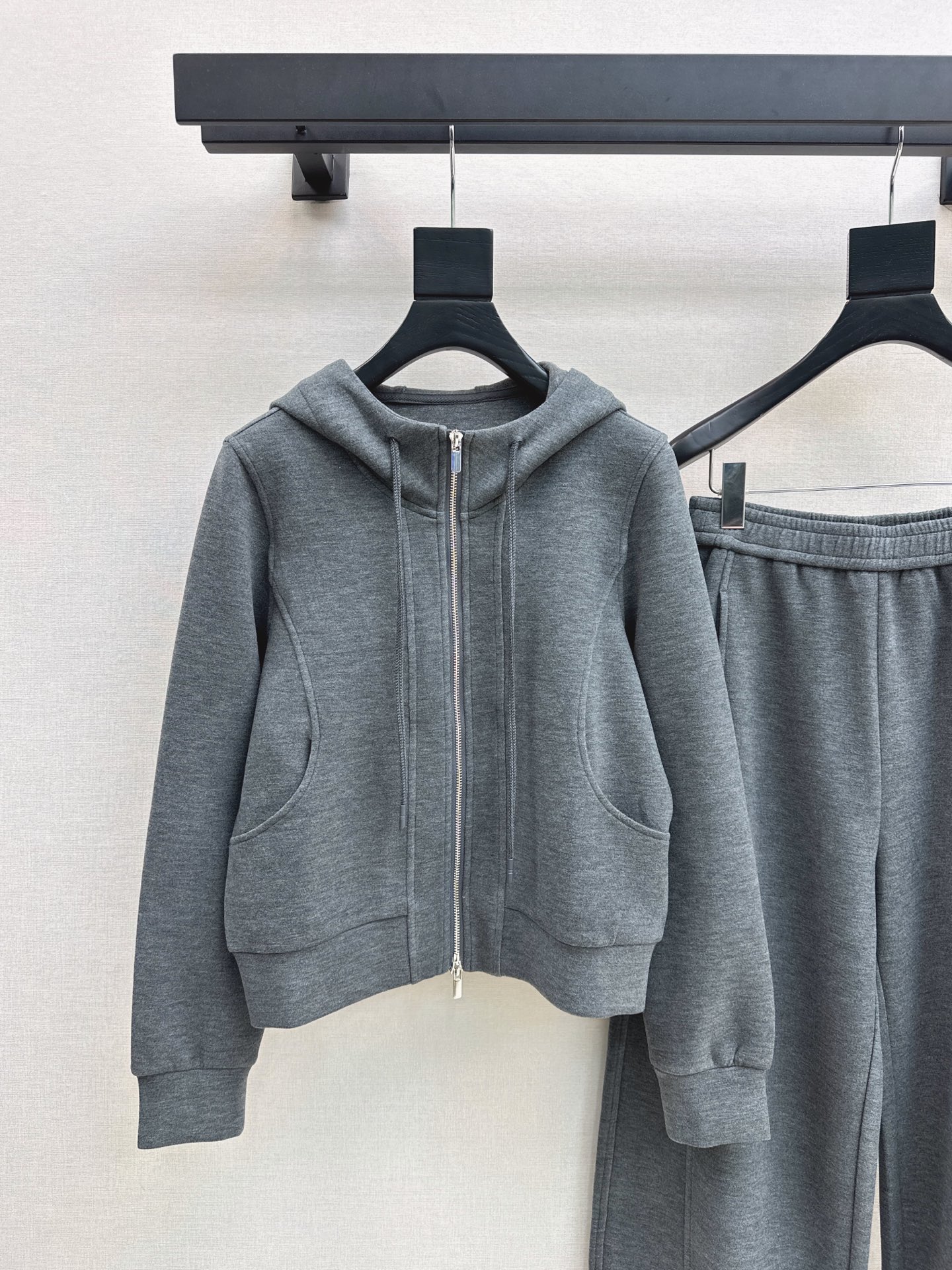 Brun 26fw hooded zipper jacket pants sets