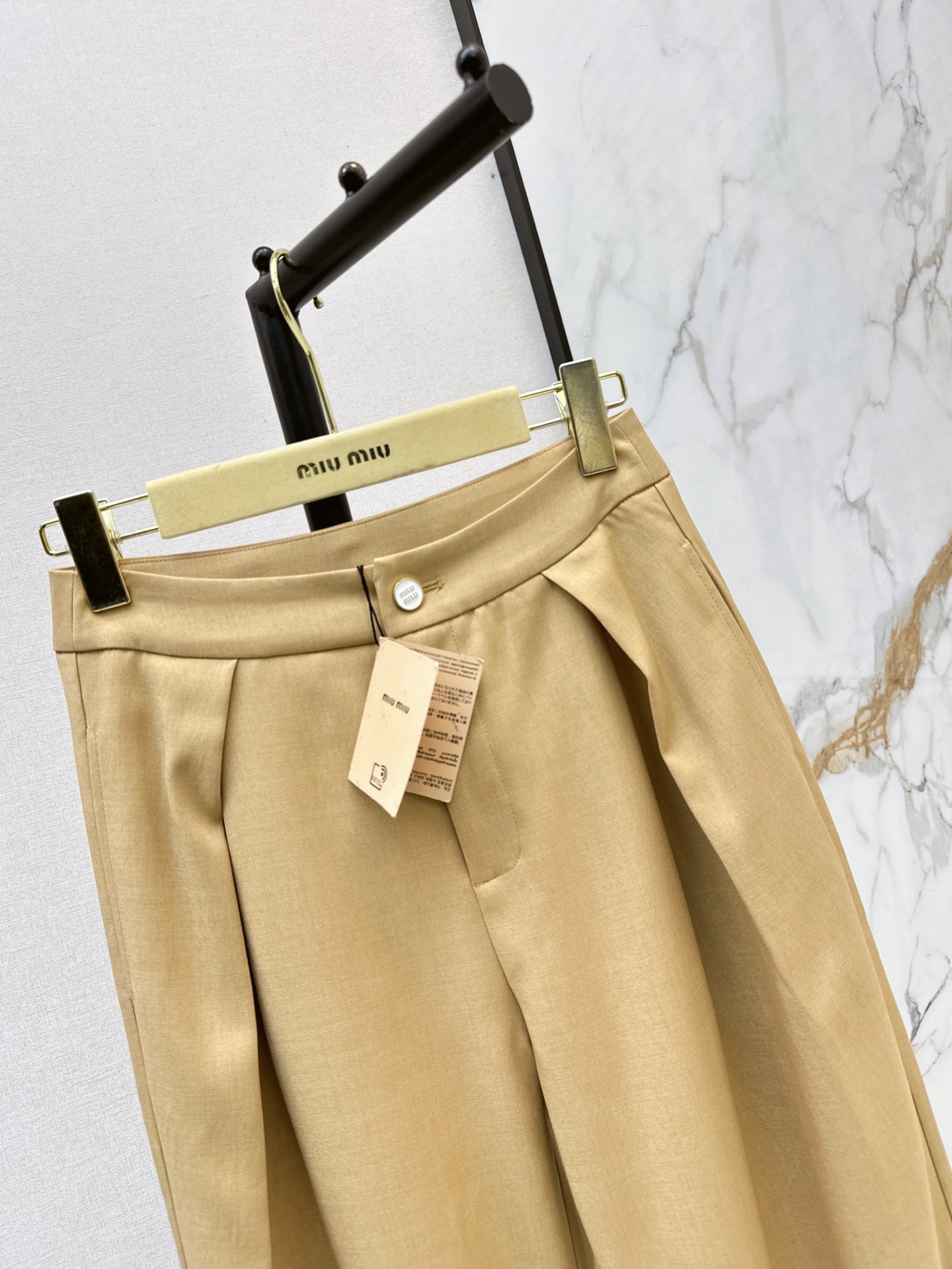 Miu 26fw wied-leg pants