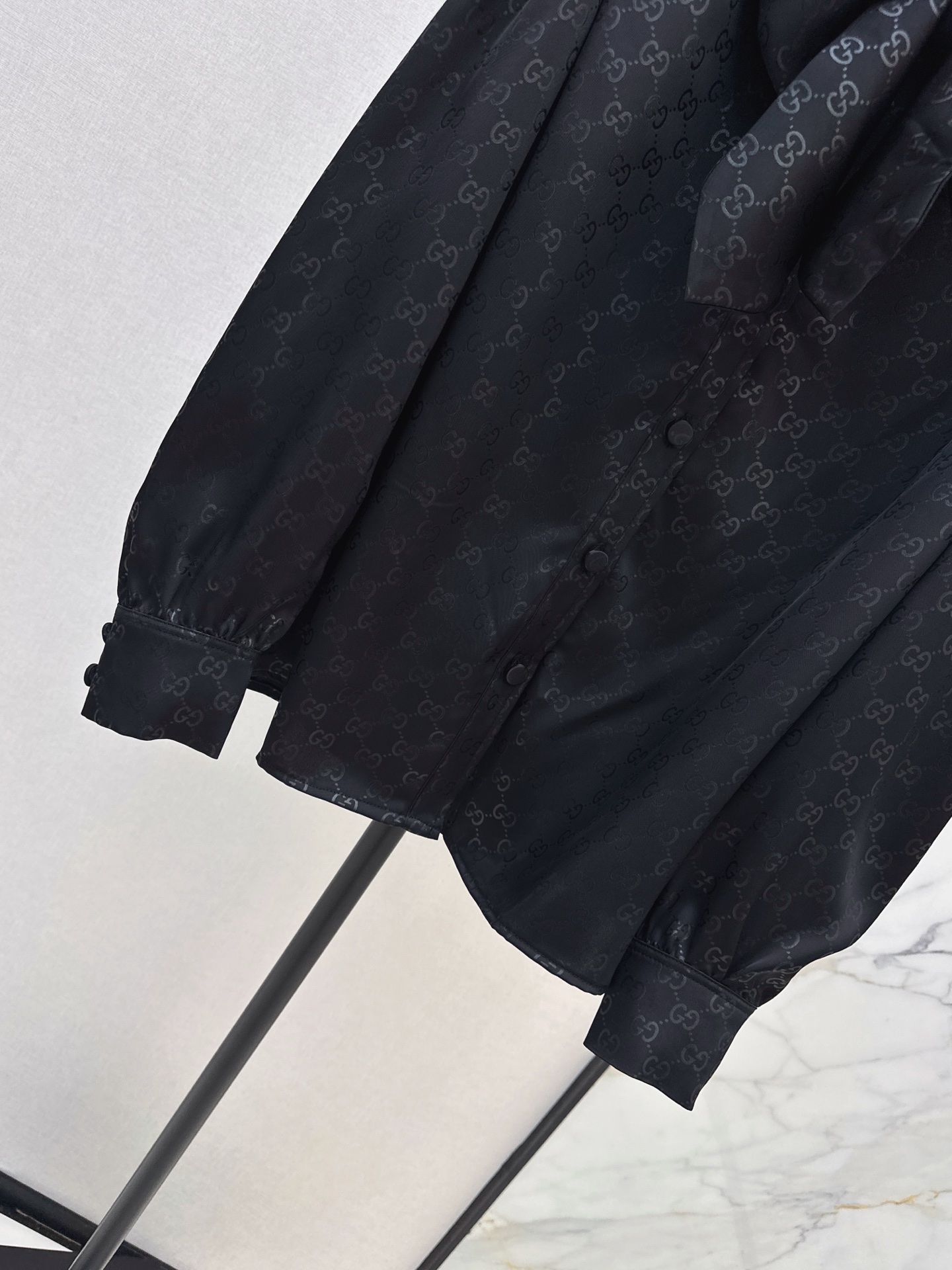 Guc 26fw jacquard ribbon shirt