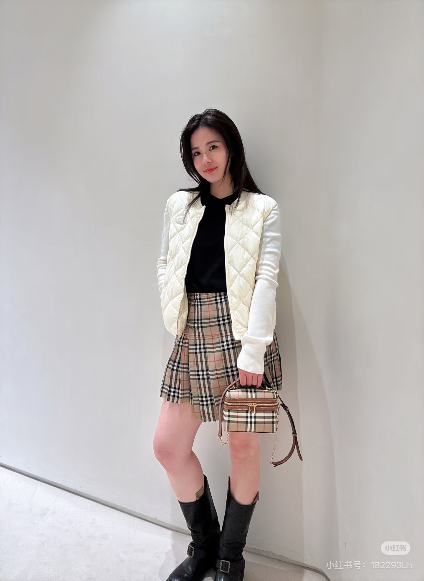 Bur 26fw knit contract down jacket