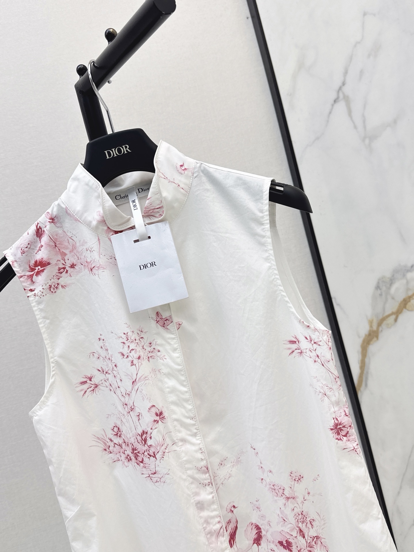 CD 26ss sleeve print dress